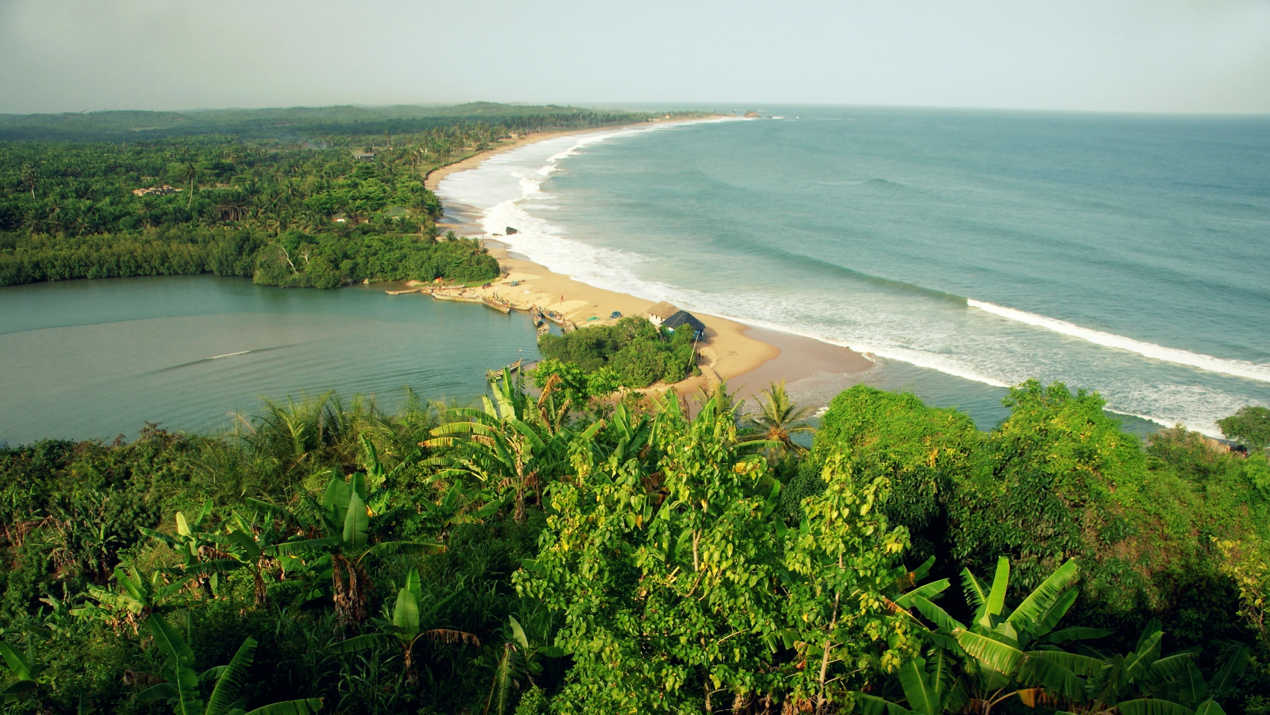 Gold Coast landskap i Ghana