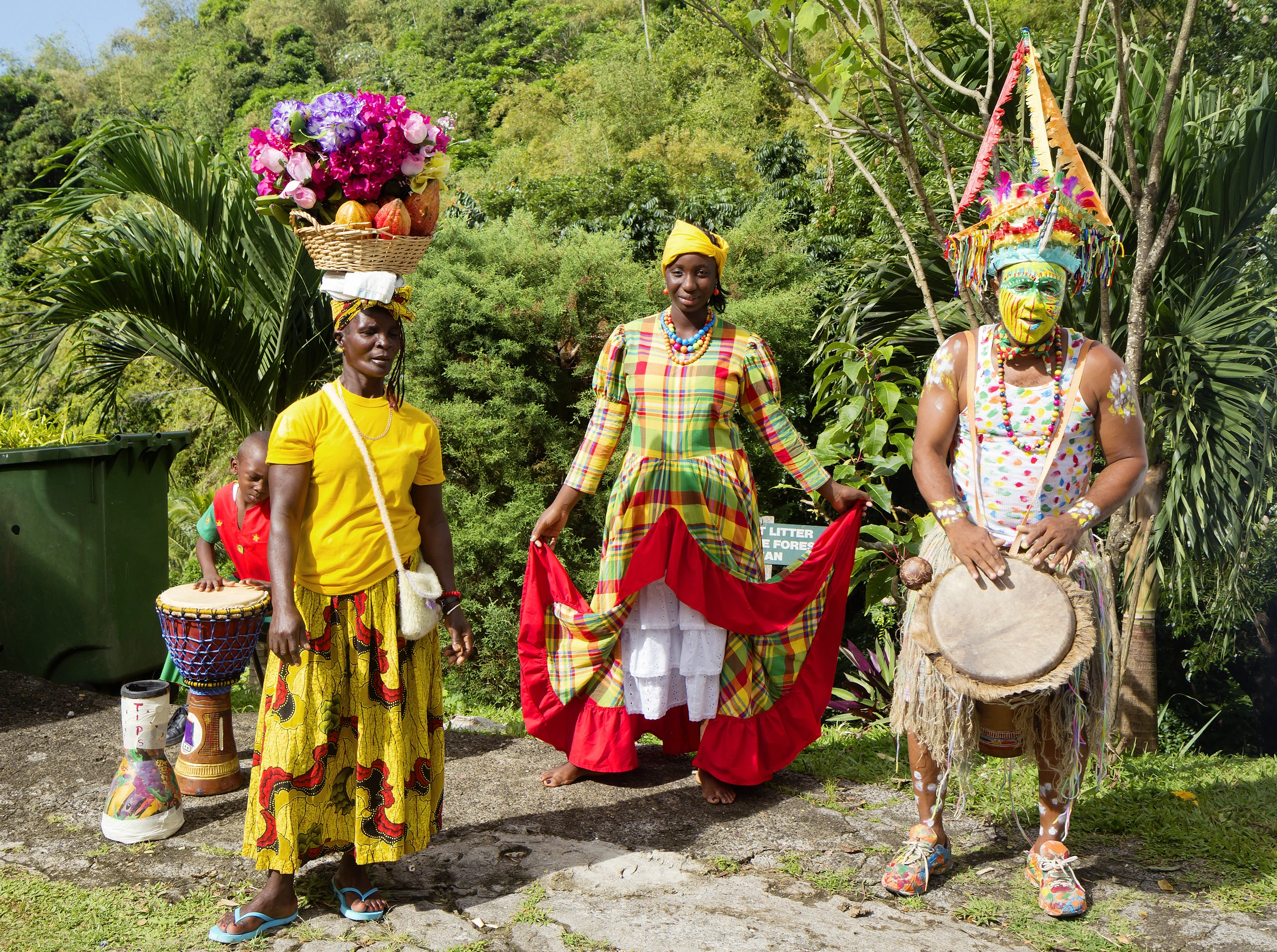 Nationell kostym i Grenada