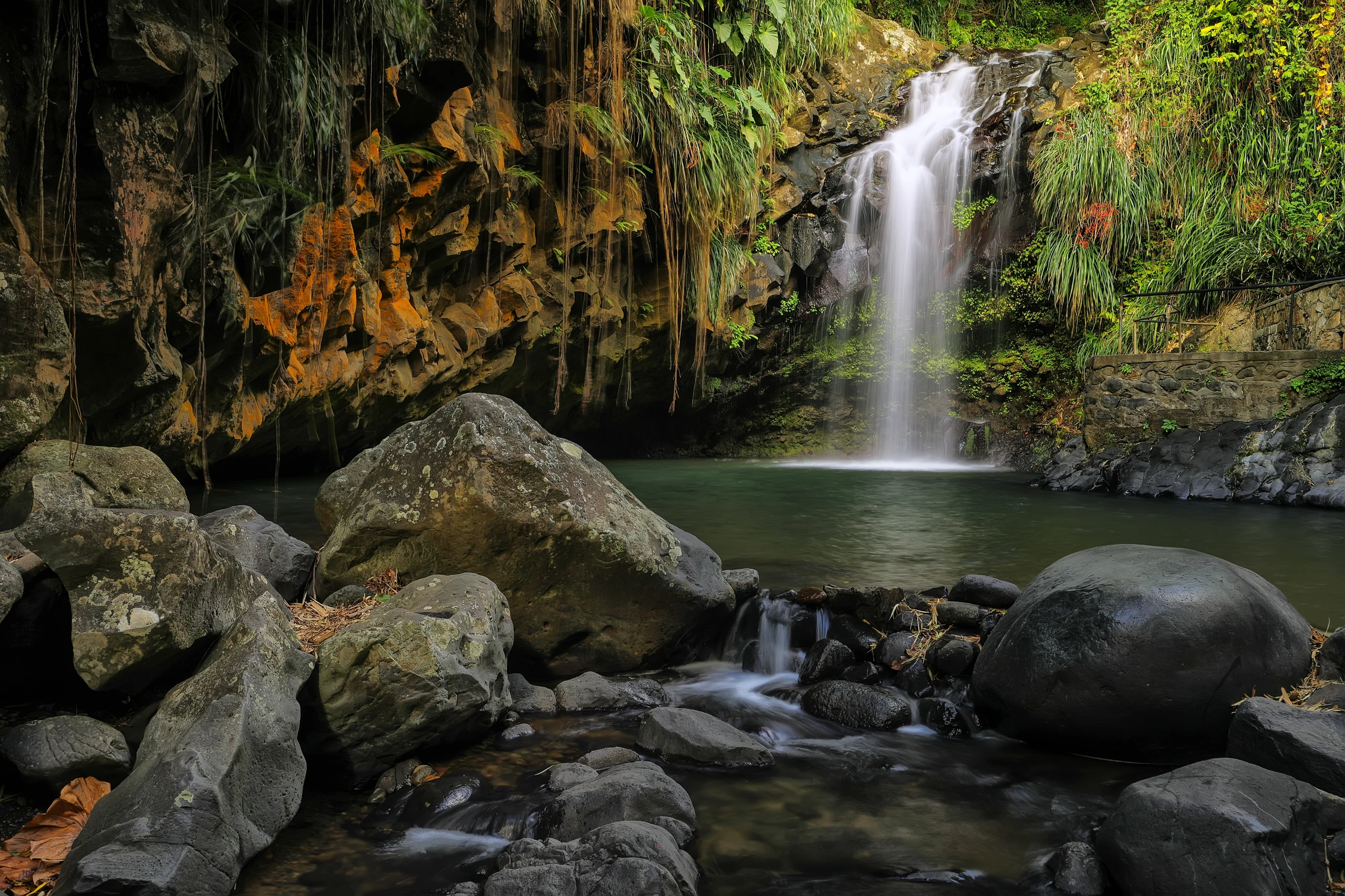 Annandale vattenfall på Grenada