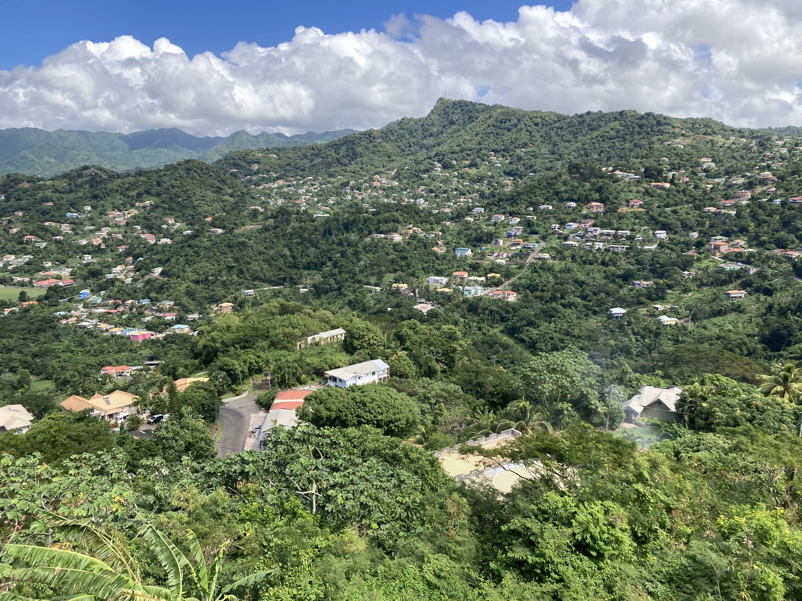 Vy över Grenada