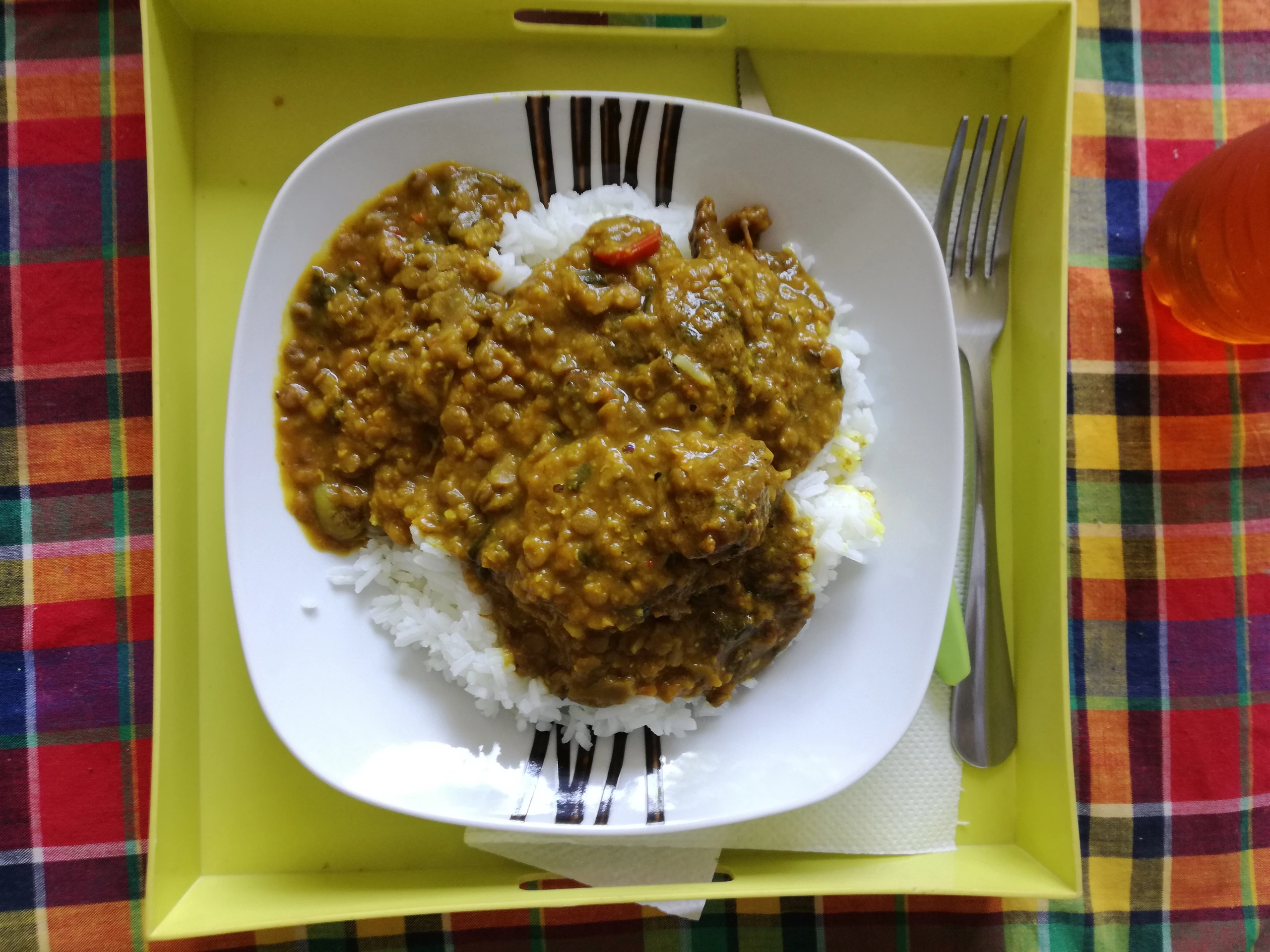 Nationalrätten Colombo i Guadeloupe