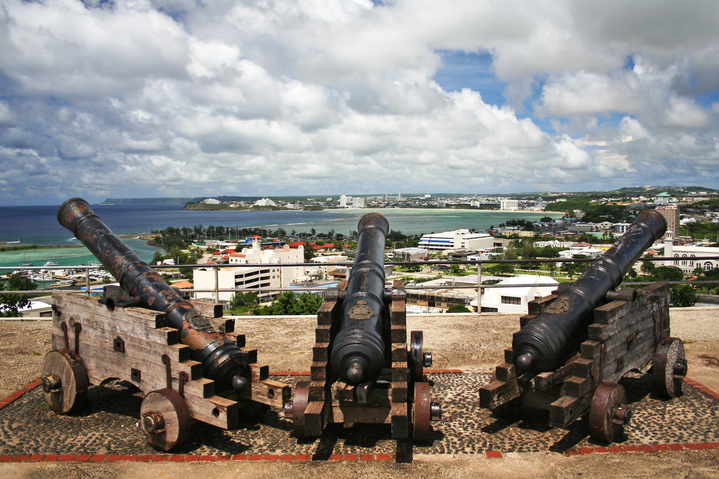 Kanoner i Fort Santa Agueda, Guam
