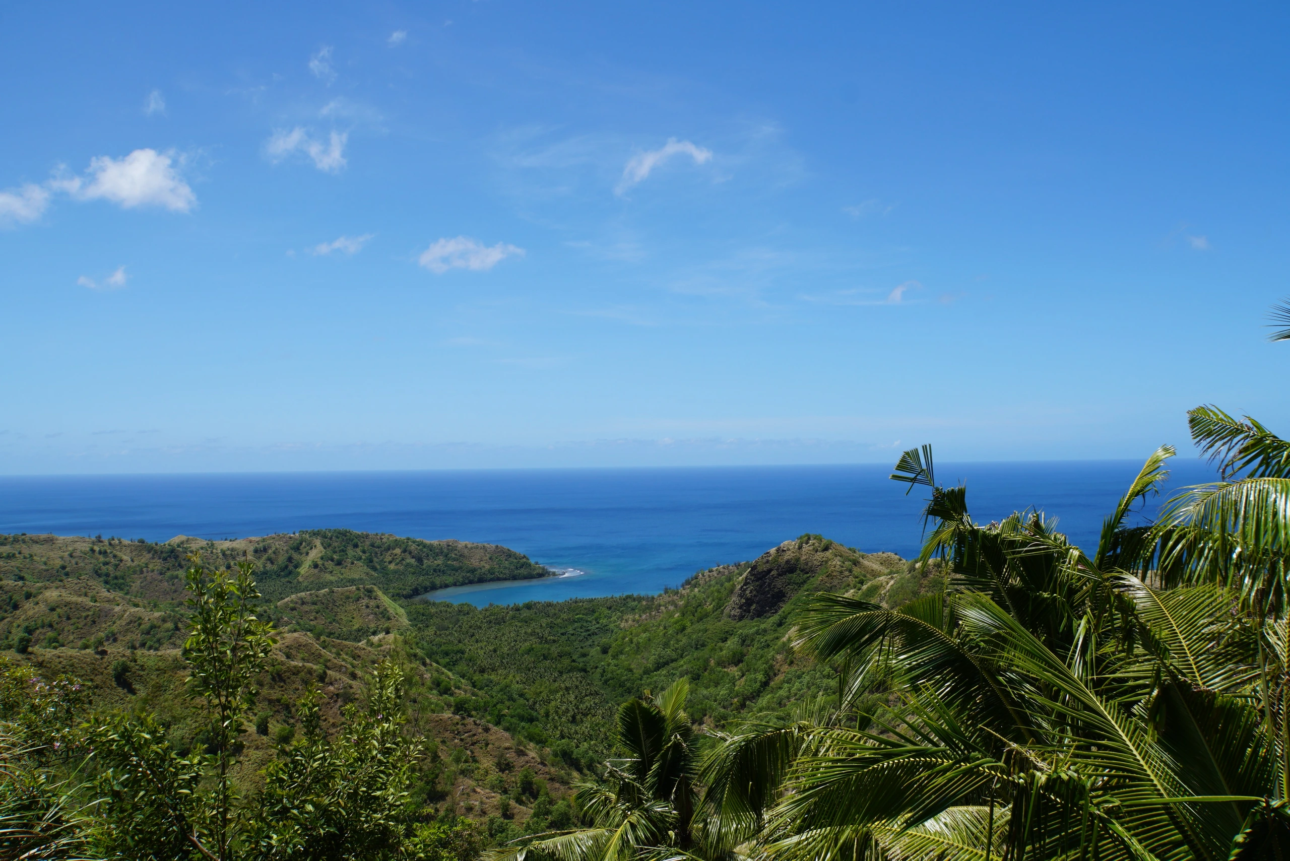 Utsikt över Cetti Bay, Guam