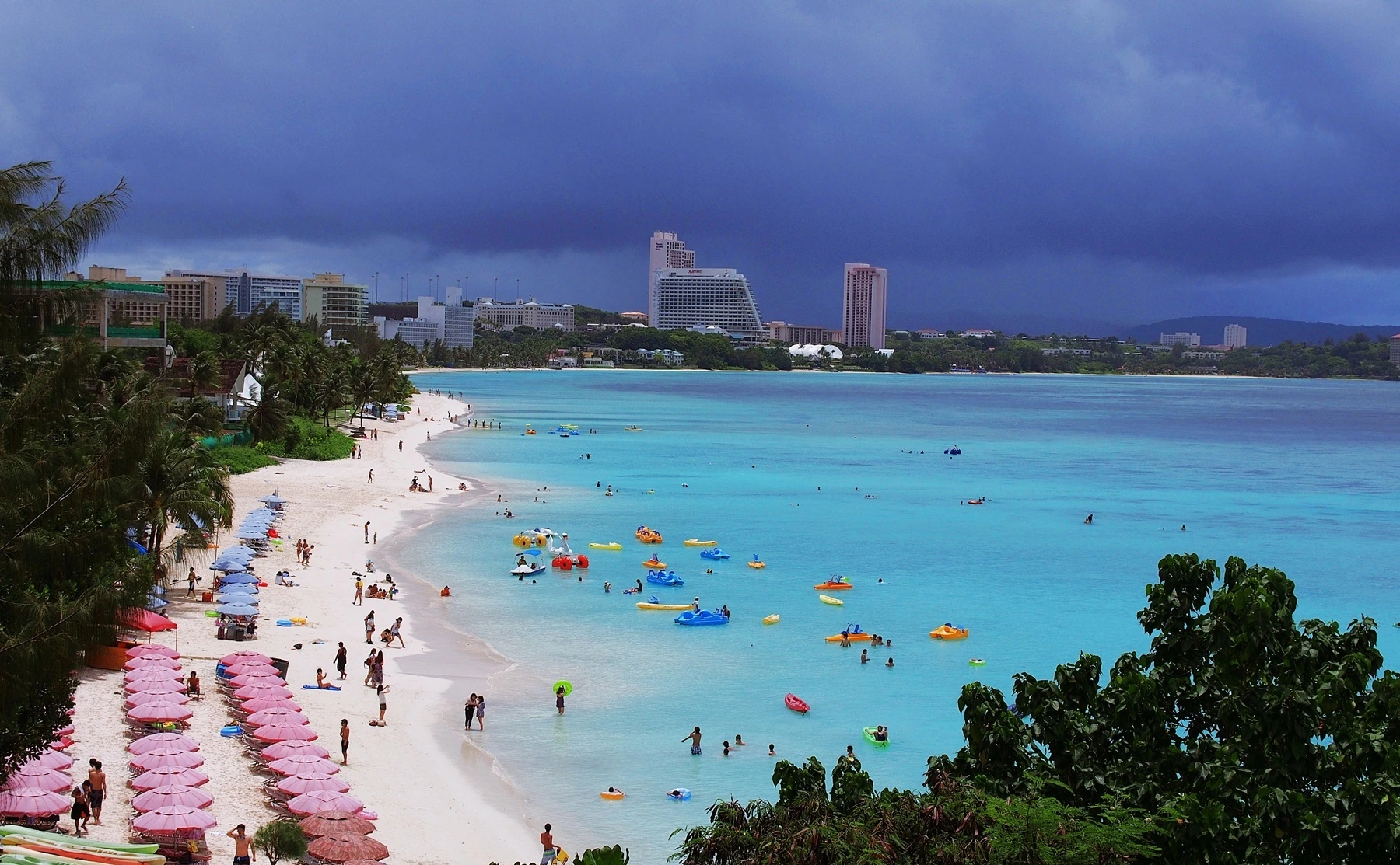 Stranden vid Guam Reef Resort, Tumon Bay