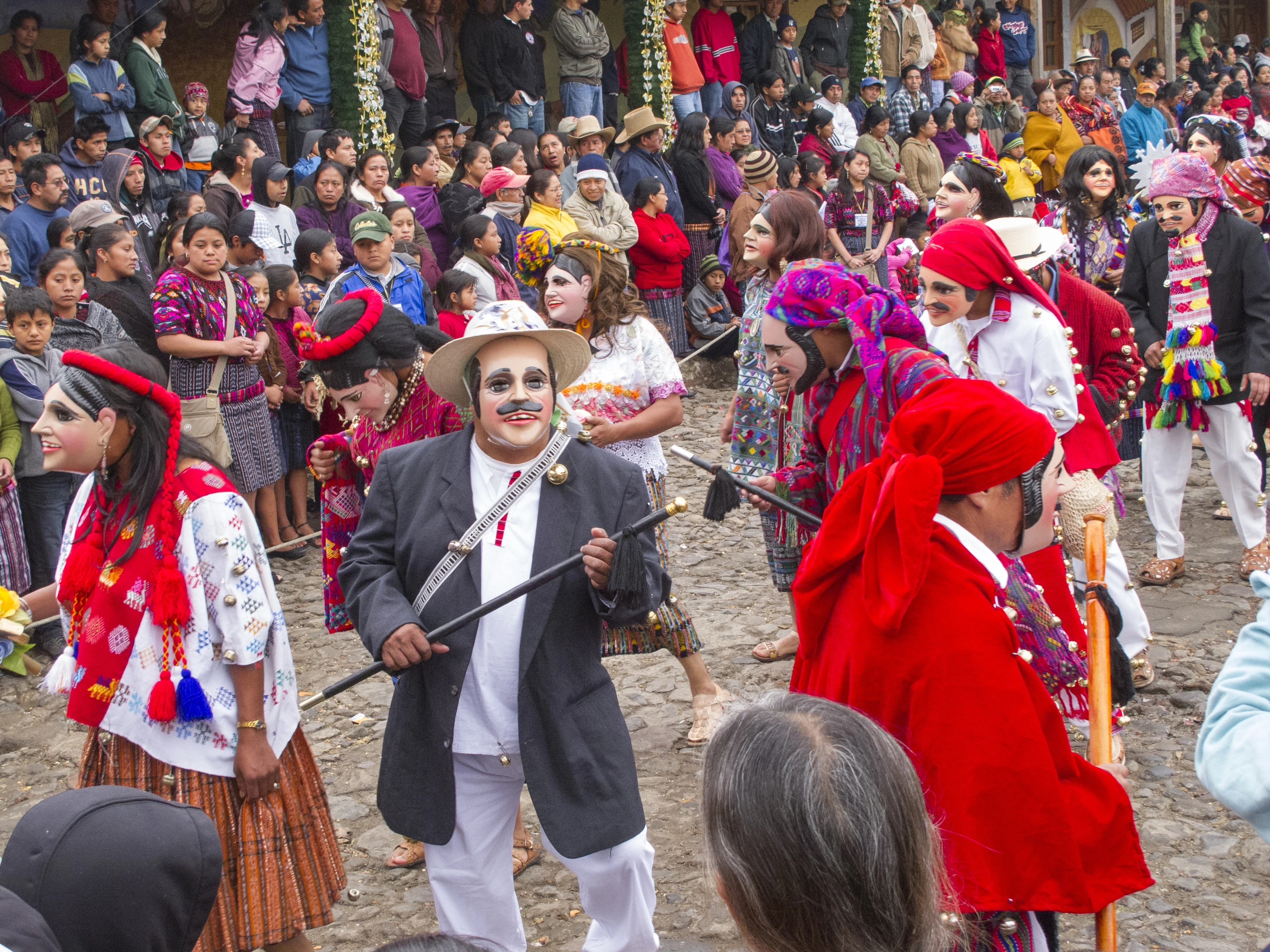 Torito-dansare i Chichicastenango, Guatemala