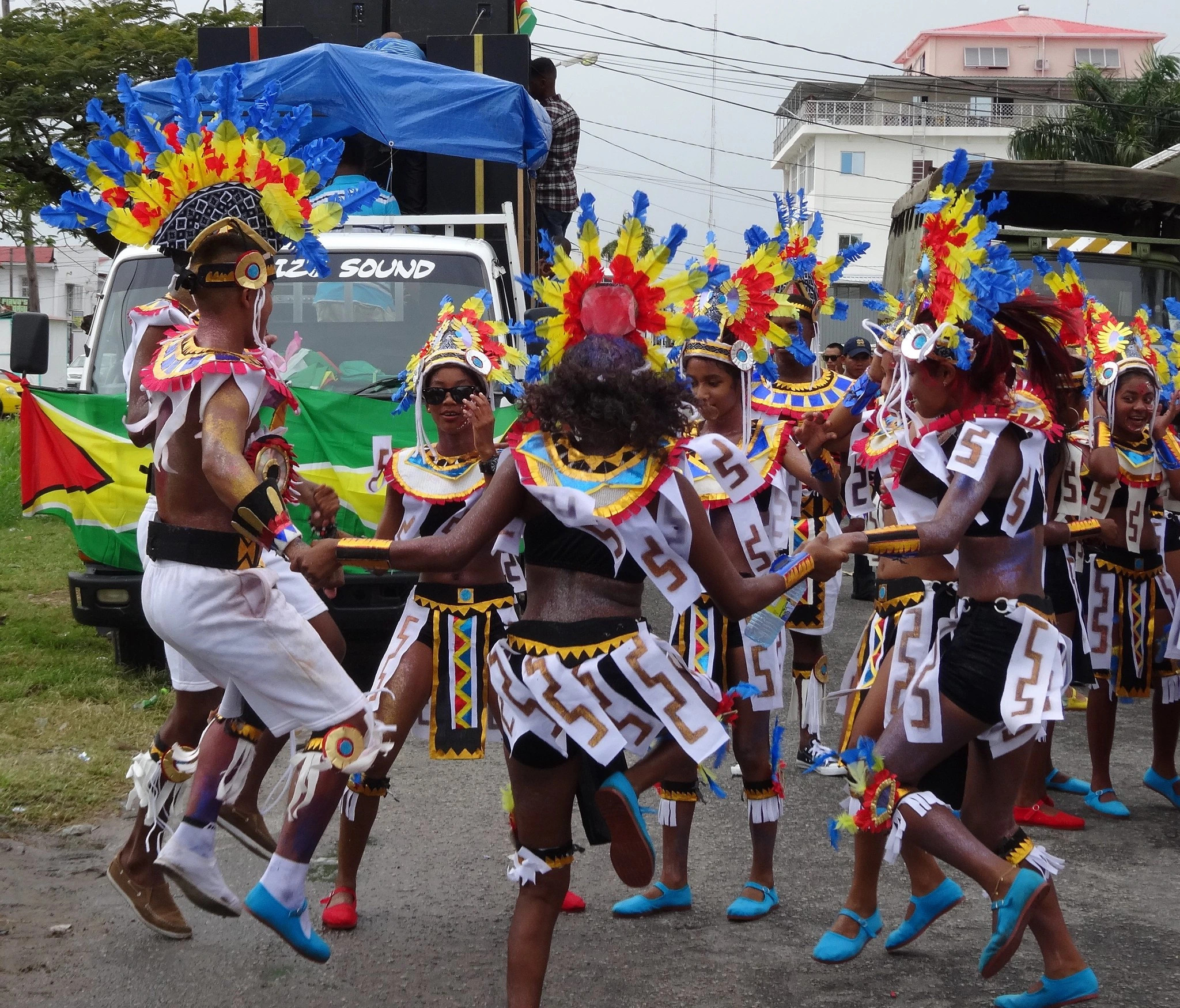 Mashramani-firande i Georgetown, Guyana