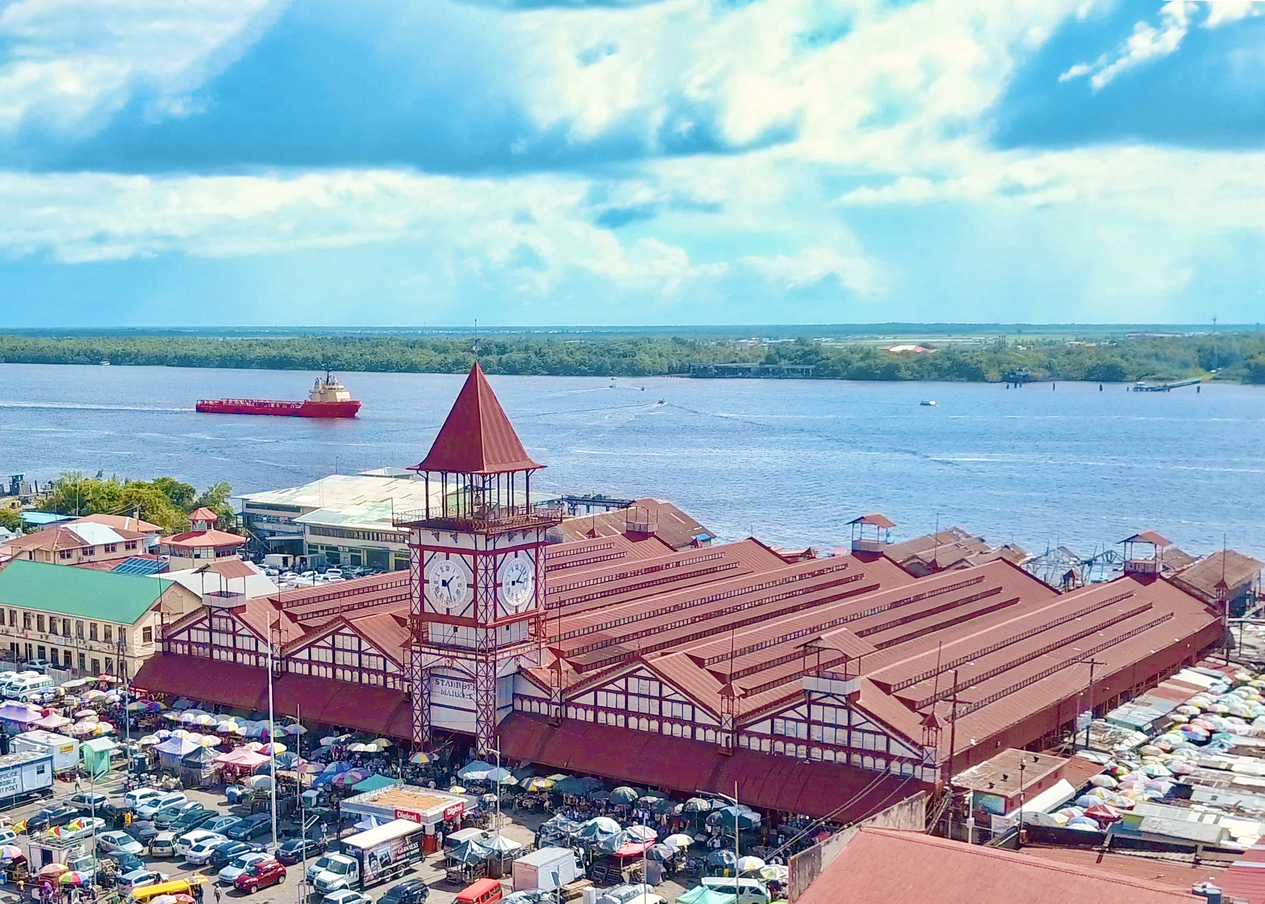 Stabroek Market i Georgetown, Guyana