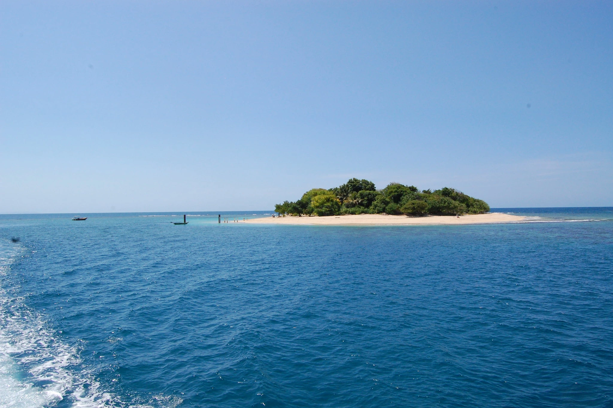 Sandbank i Labadee, Haiti