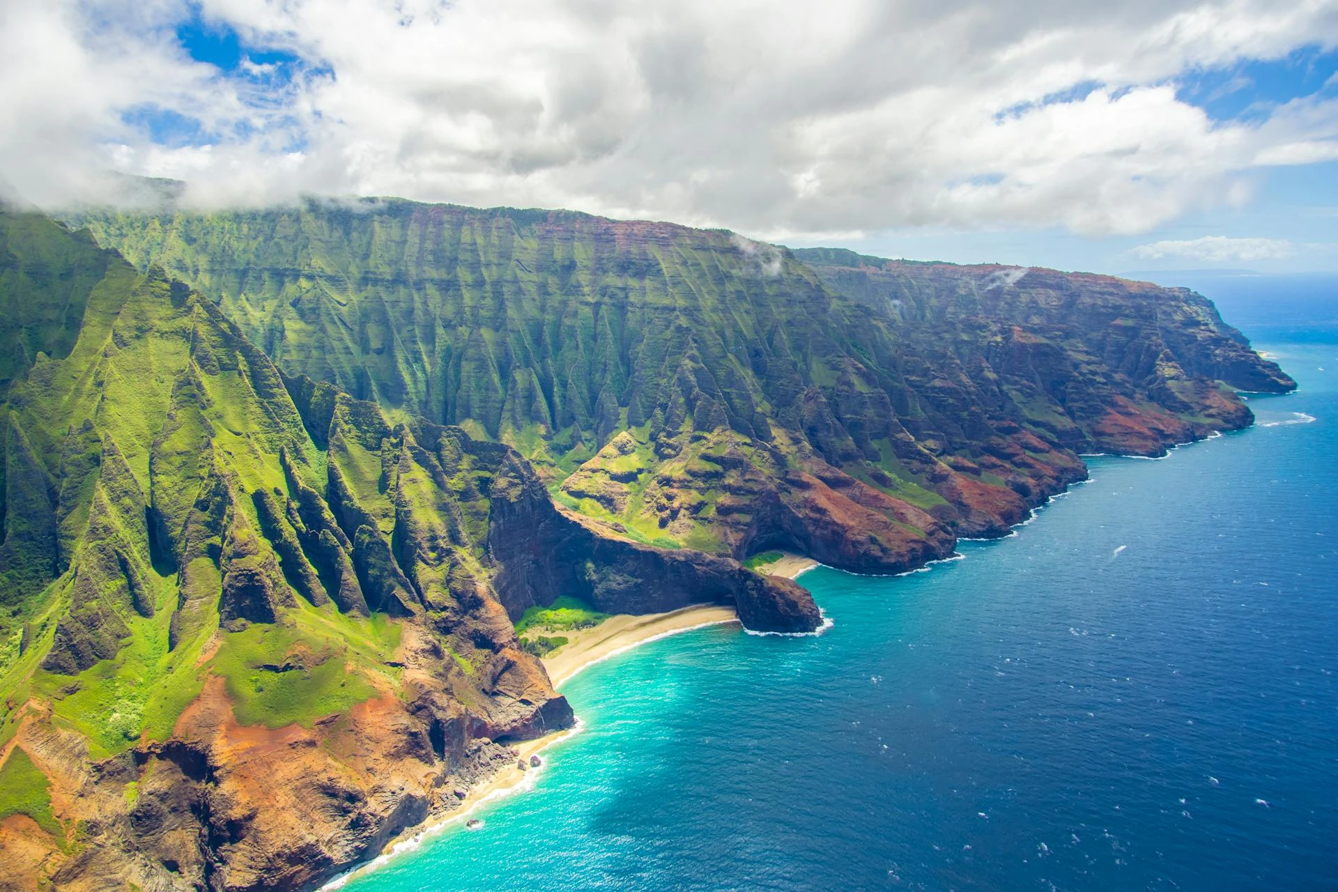 Na Pali-kusten på Kauai, Hawaii
