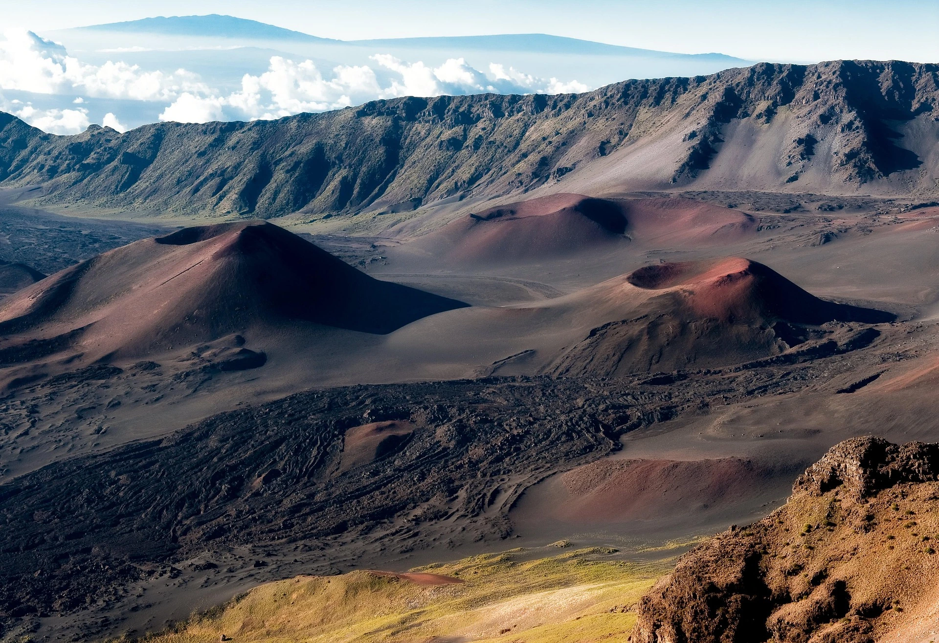 Kratrar på Haleakalā, Hawaii