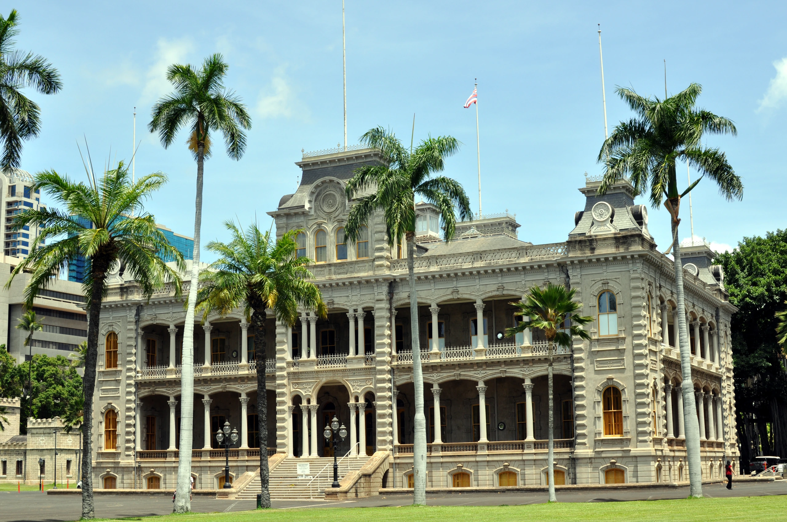 Iolani Palace på Oahu, Hawaii
