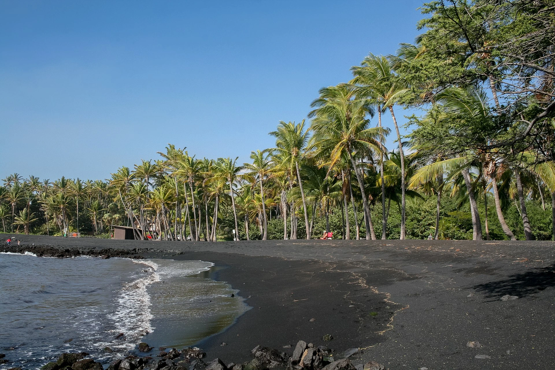 Punaluu Black Sand Beach, Hawaii