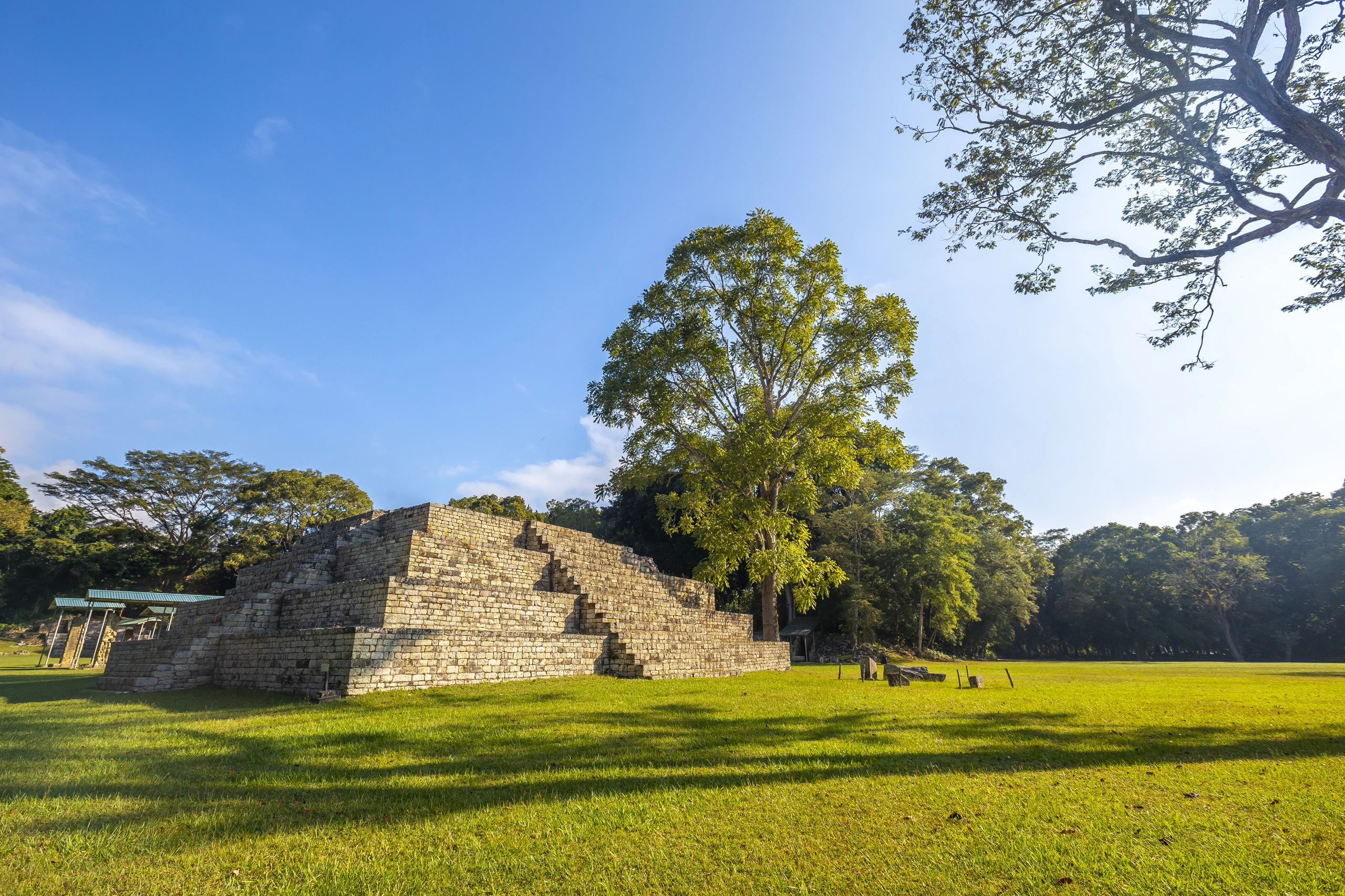 Mayapyramid i Copans ruiner, Honduras