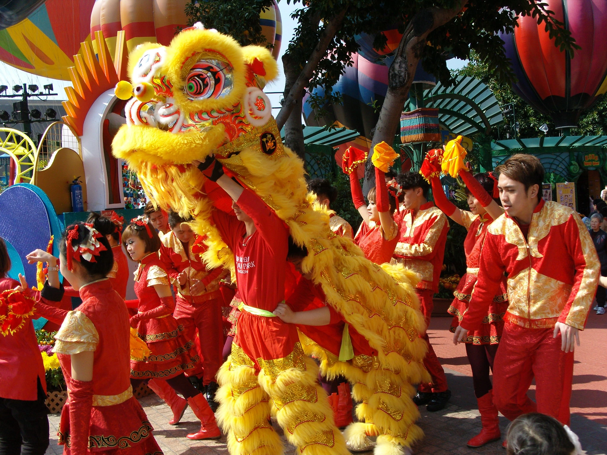 CNY Lion Dance i Hong Kong