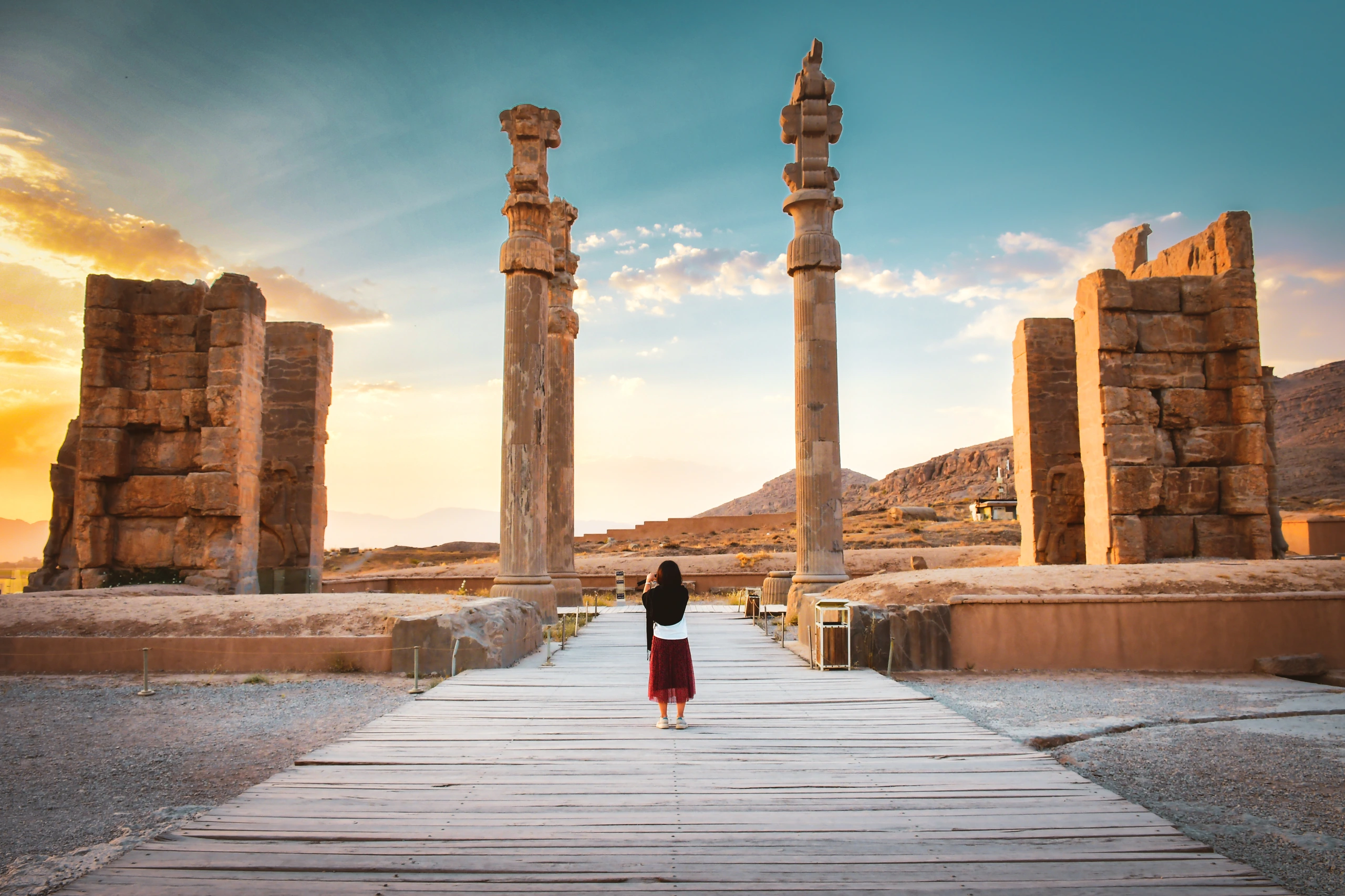 Persepolis, antik persisk stad, Iran