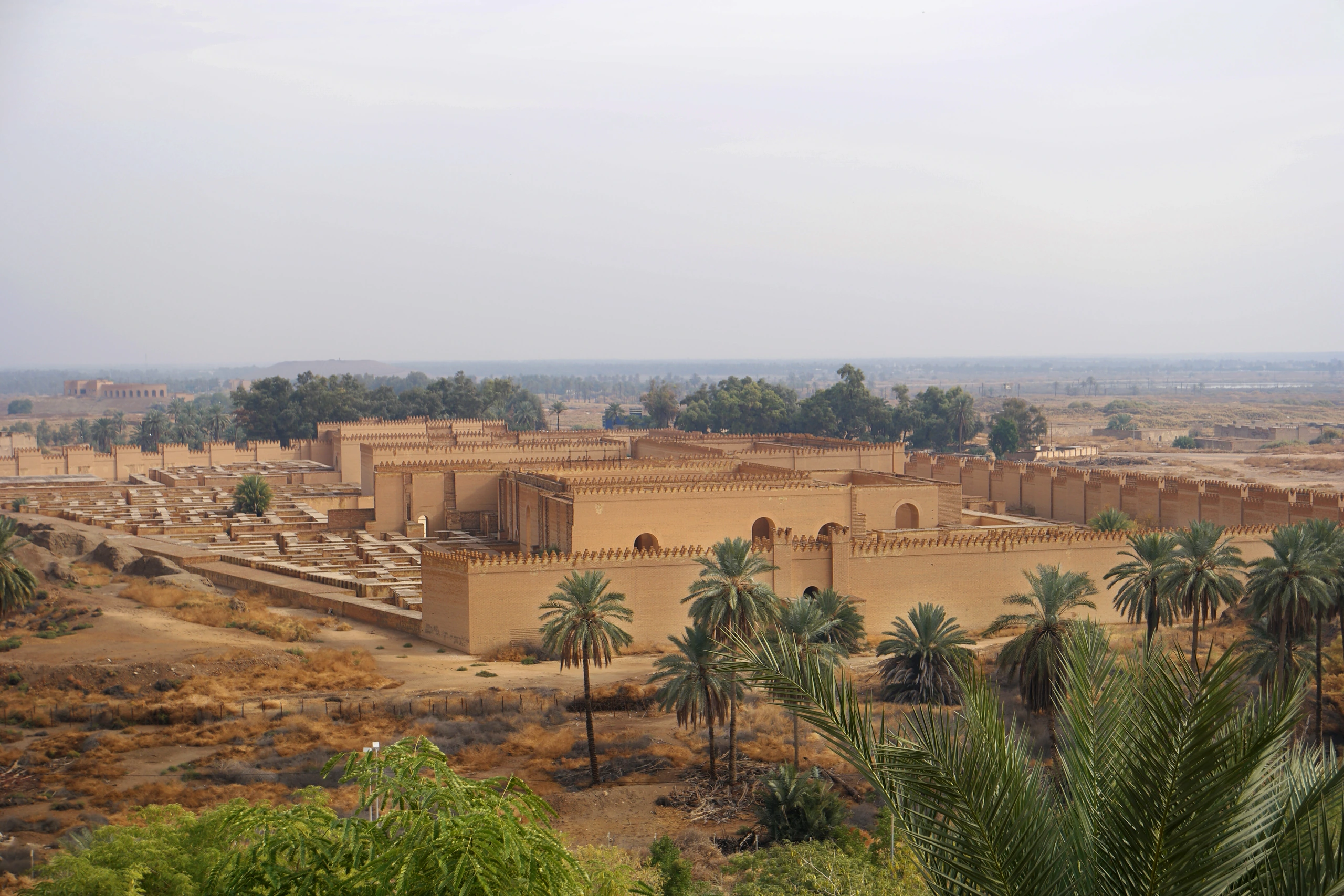 Babylon sedd från ovan, Irak