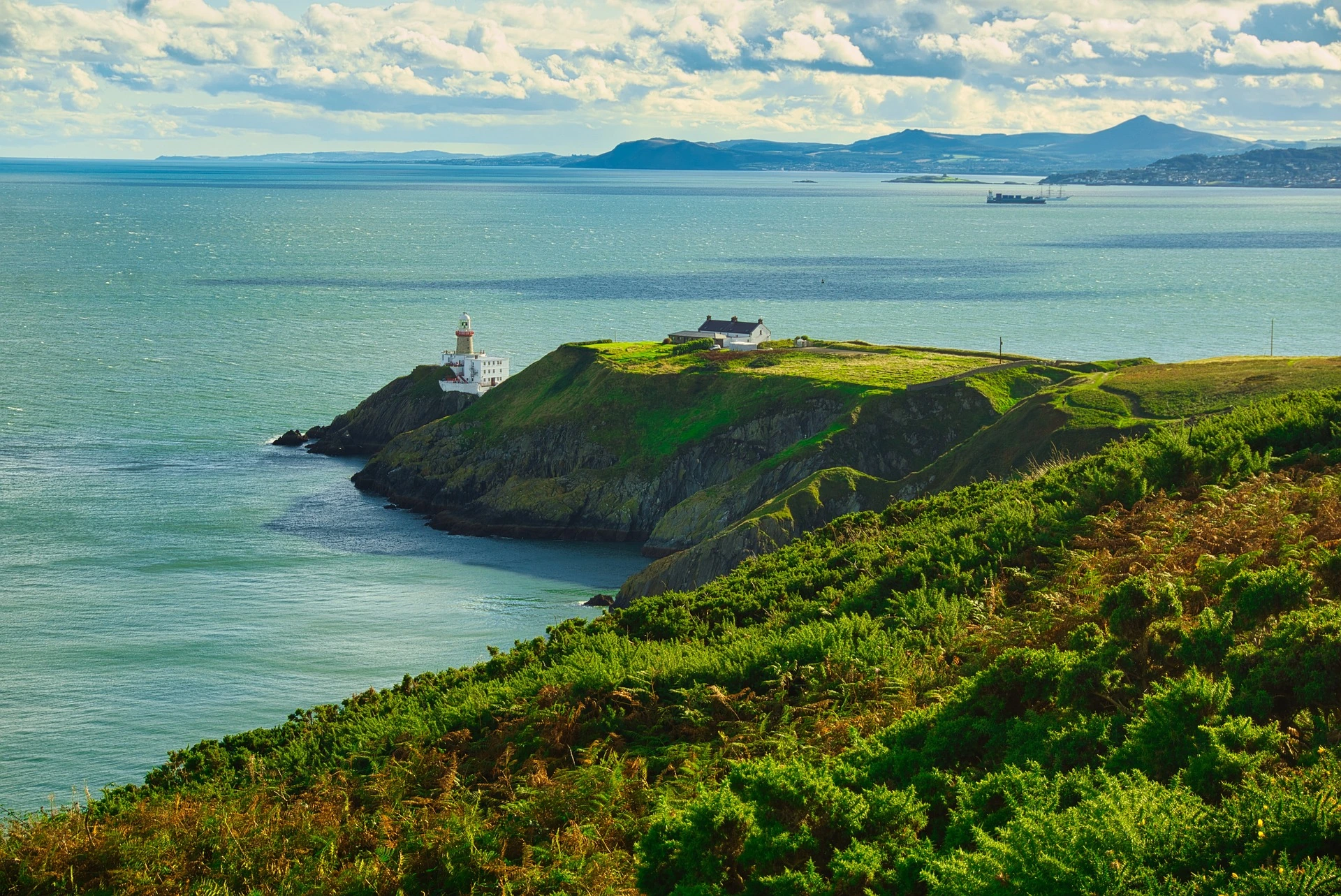 Utsikt över Howth, Irland
