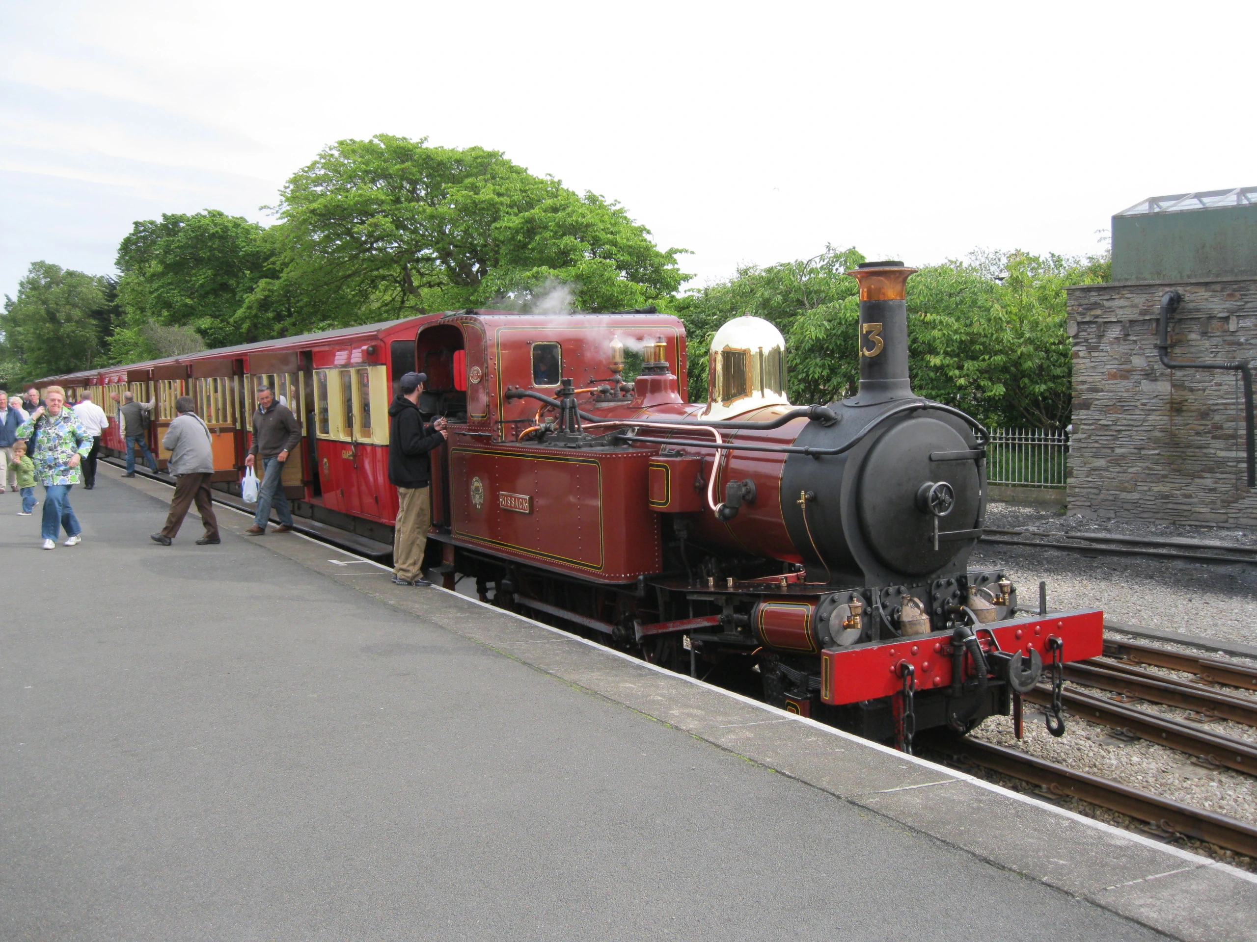 Isle of Man Steam Railway vid Port Erin