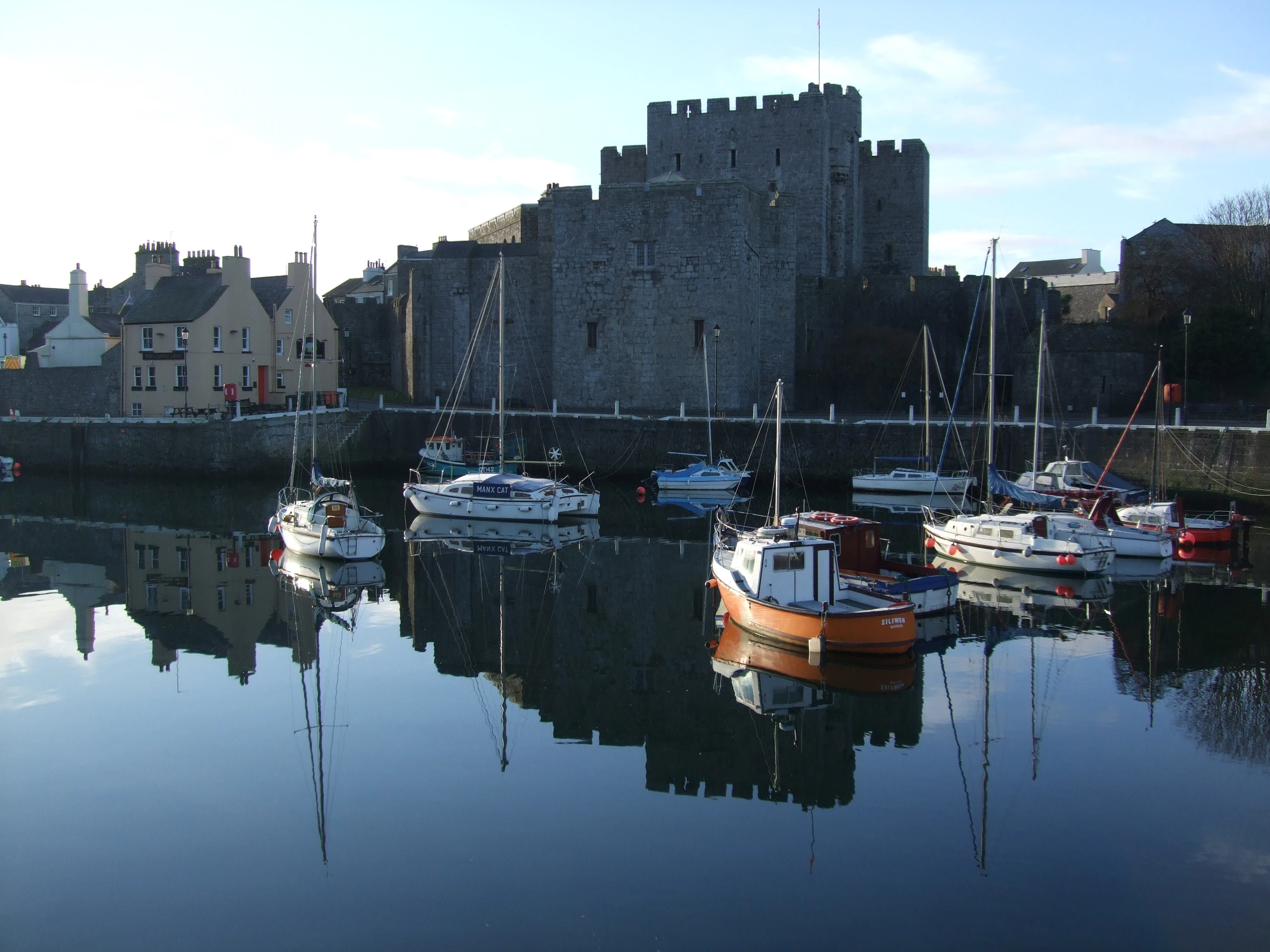 Castle Rushen i Castletown, Isle of Man