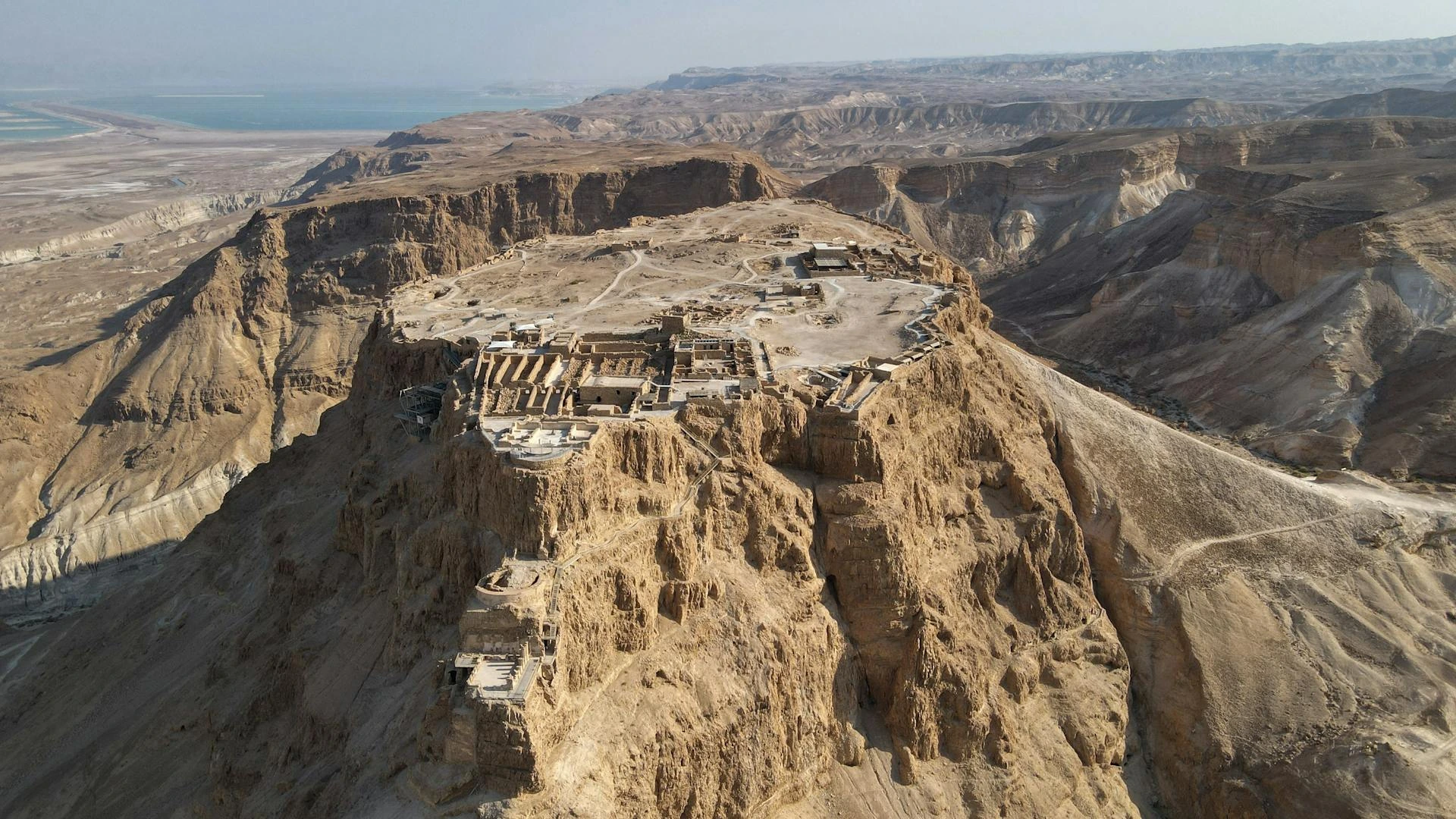 Ruiner på Masada, Israel