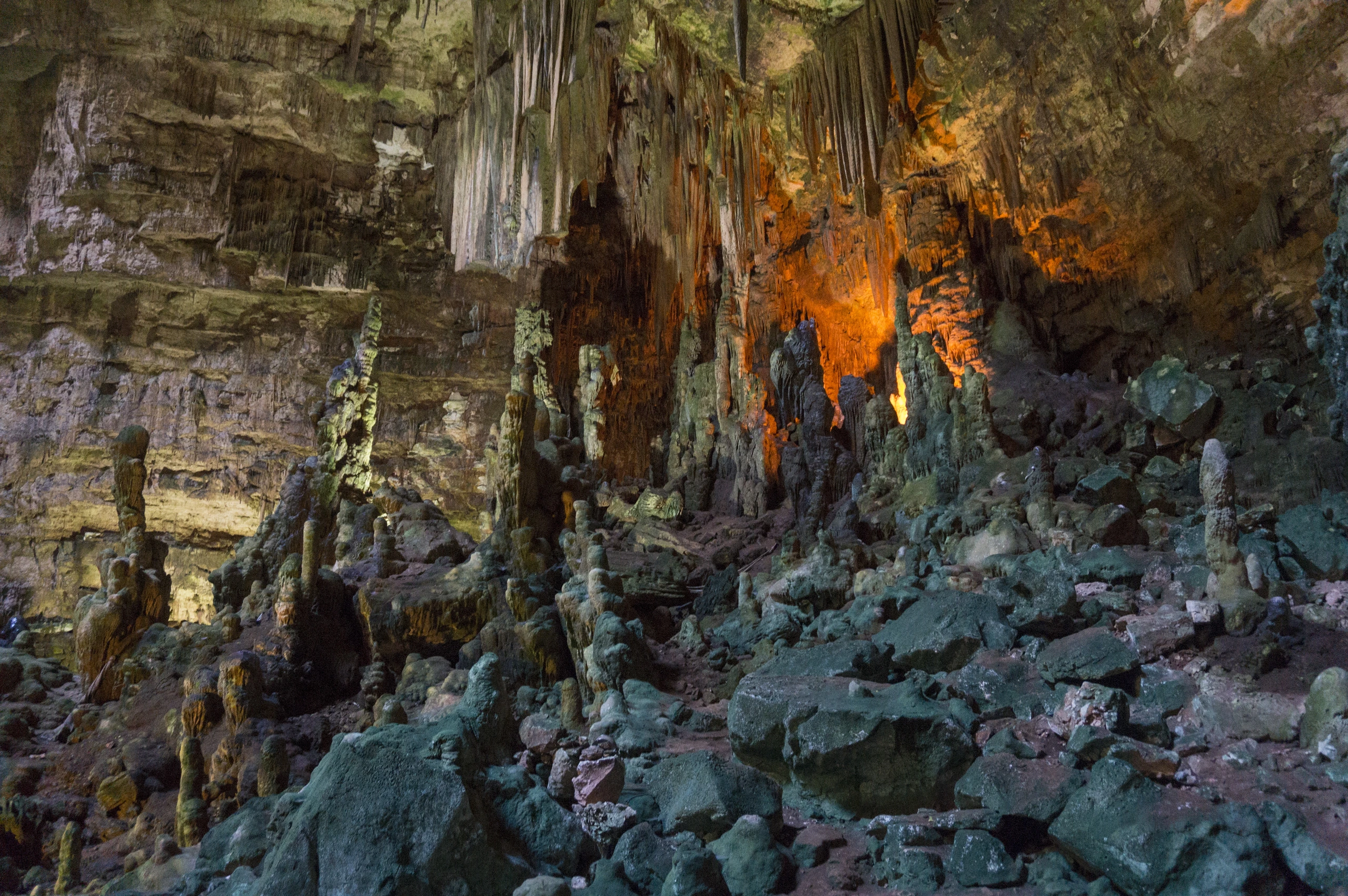 Castellana Grotte i Apulien, Italien
