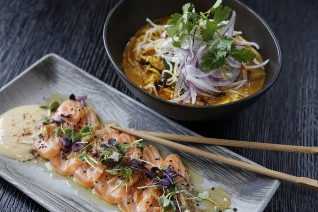 Sashimi och ramen i Japan