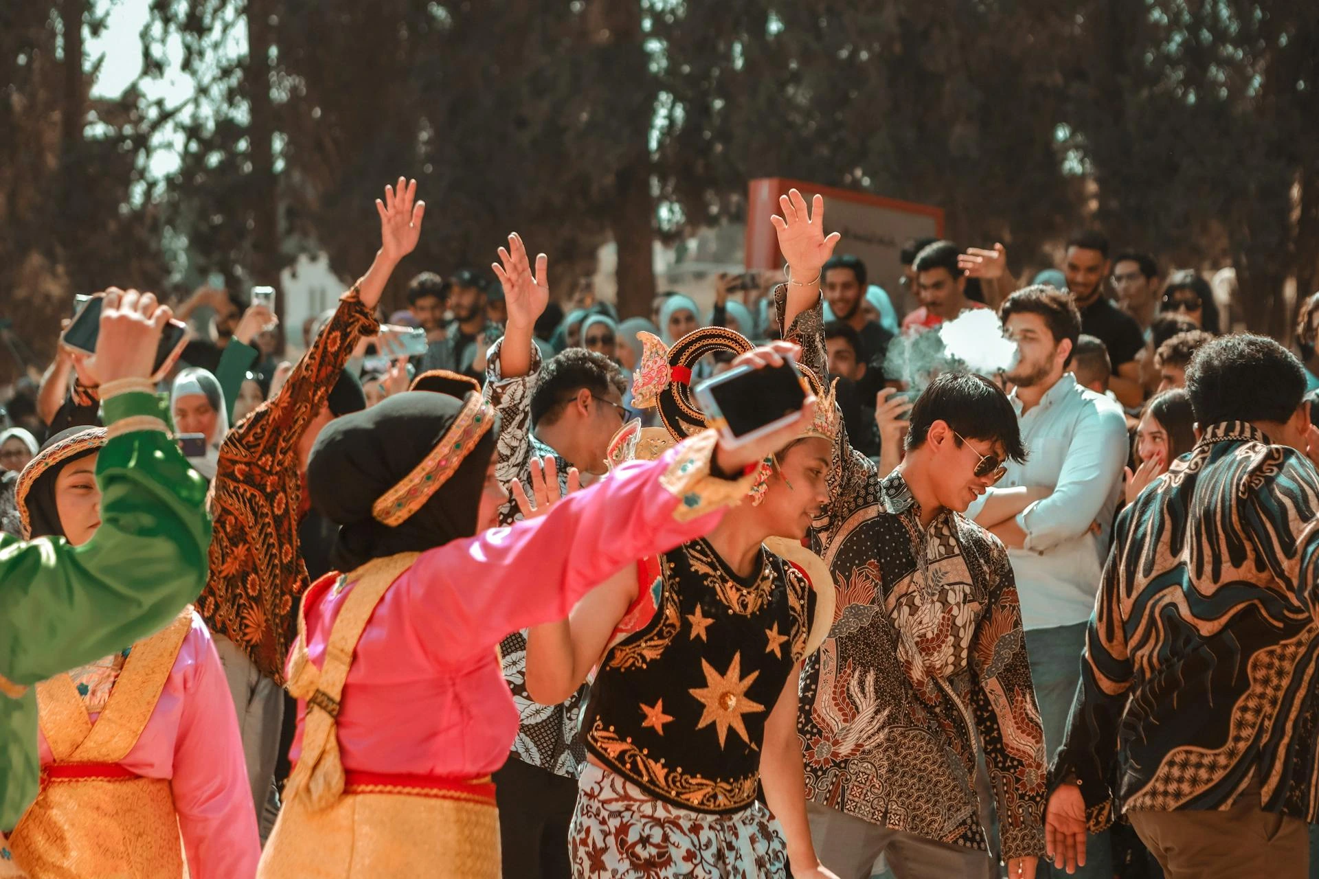 Traditionell dans i Jordanien