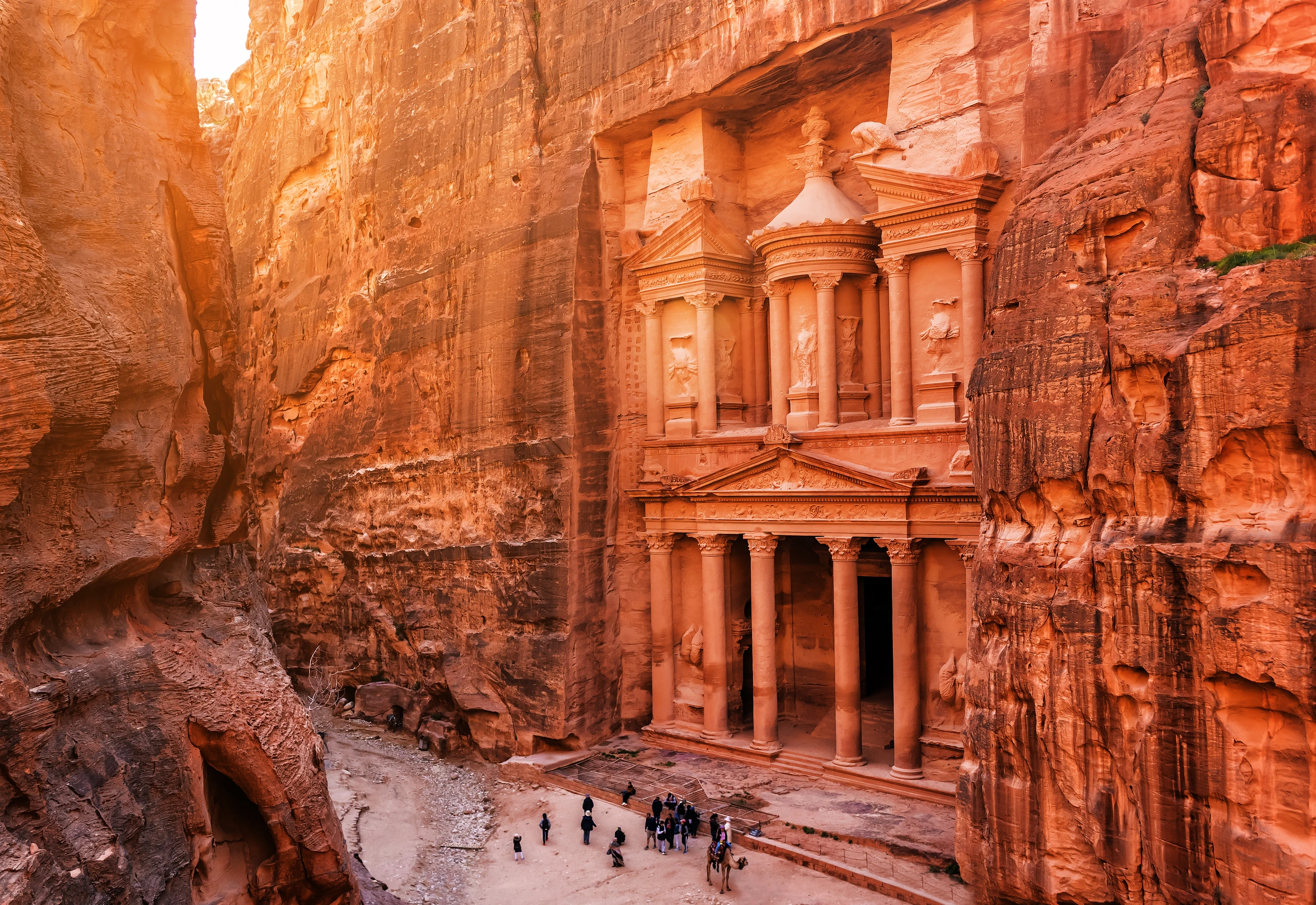 Al Khazneh i Petra, Jordanien