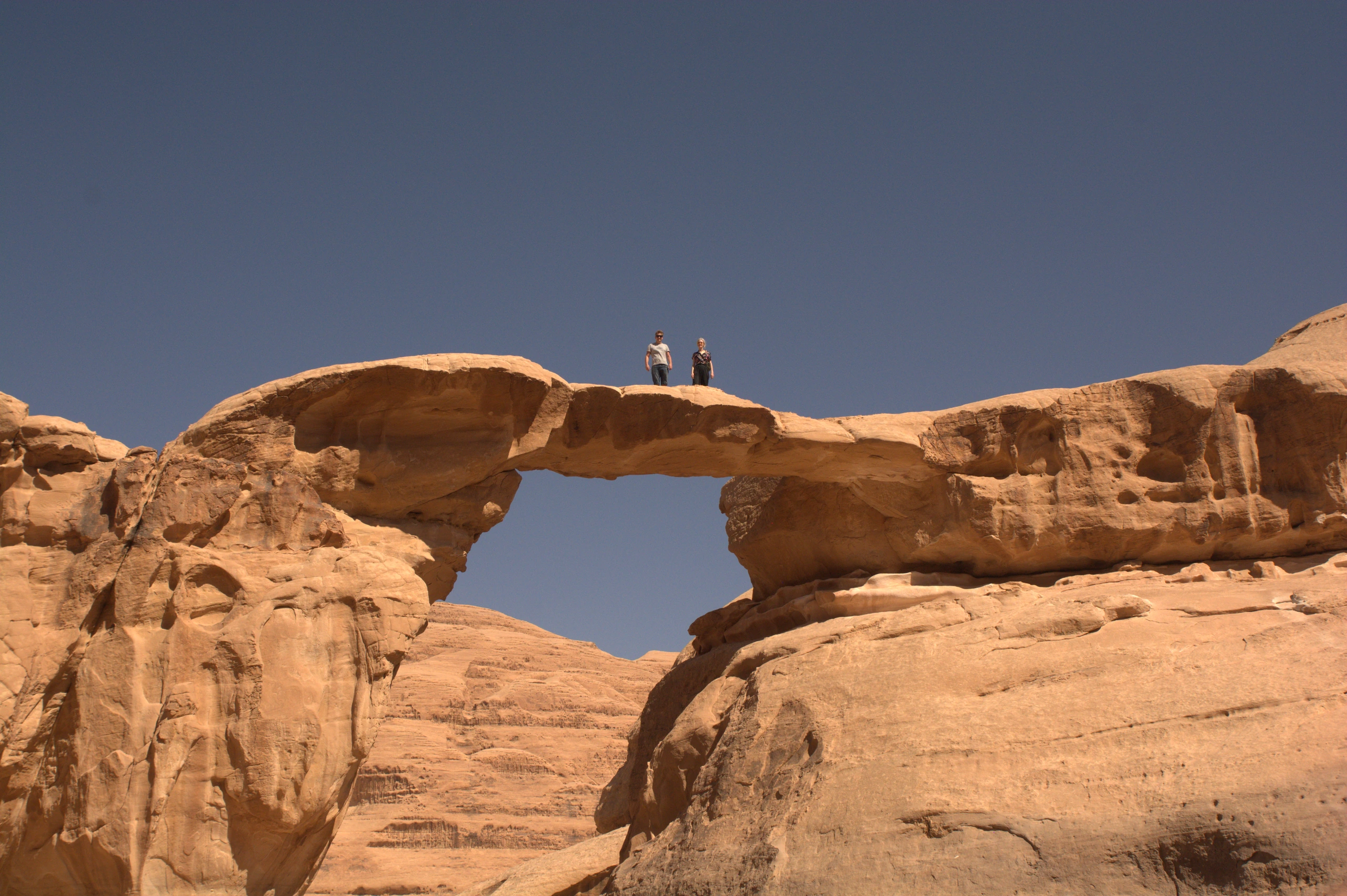 Um Frouth Rock Bridge, Jordanien
