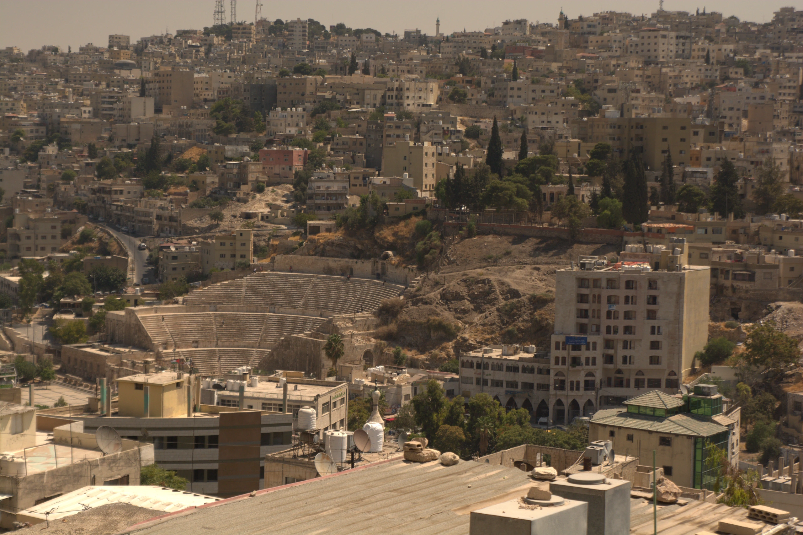 Roman Theatre i Amman, Jordanien