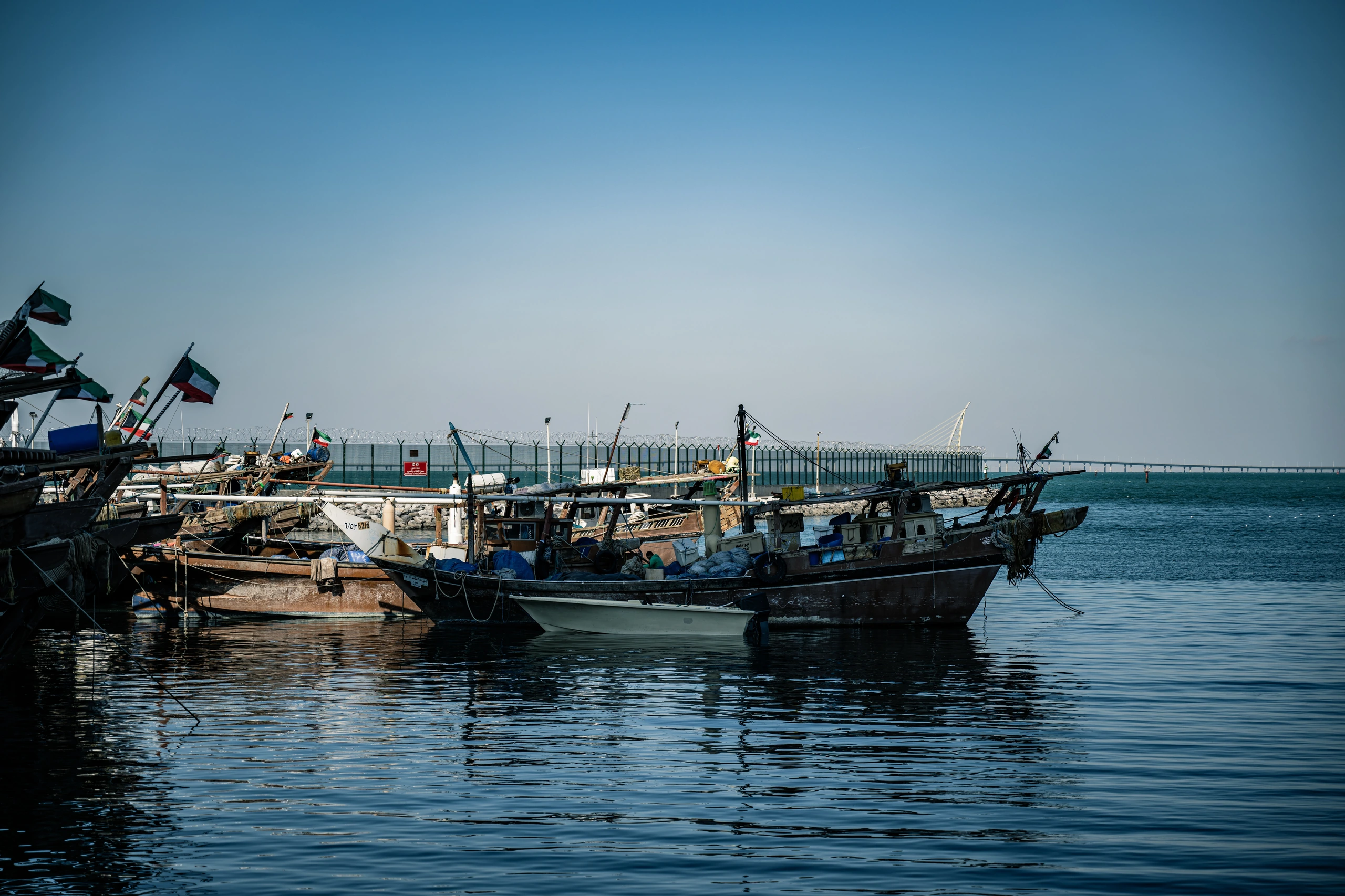 Fiskehamn i Kuwait