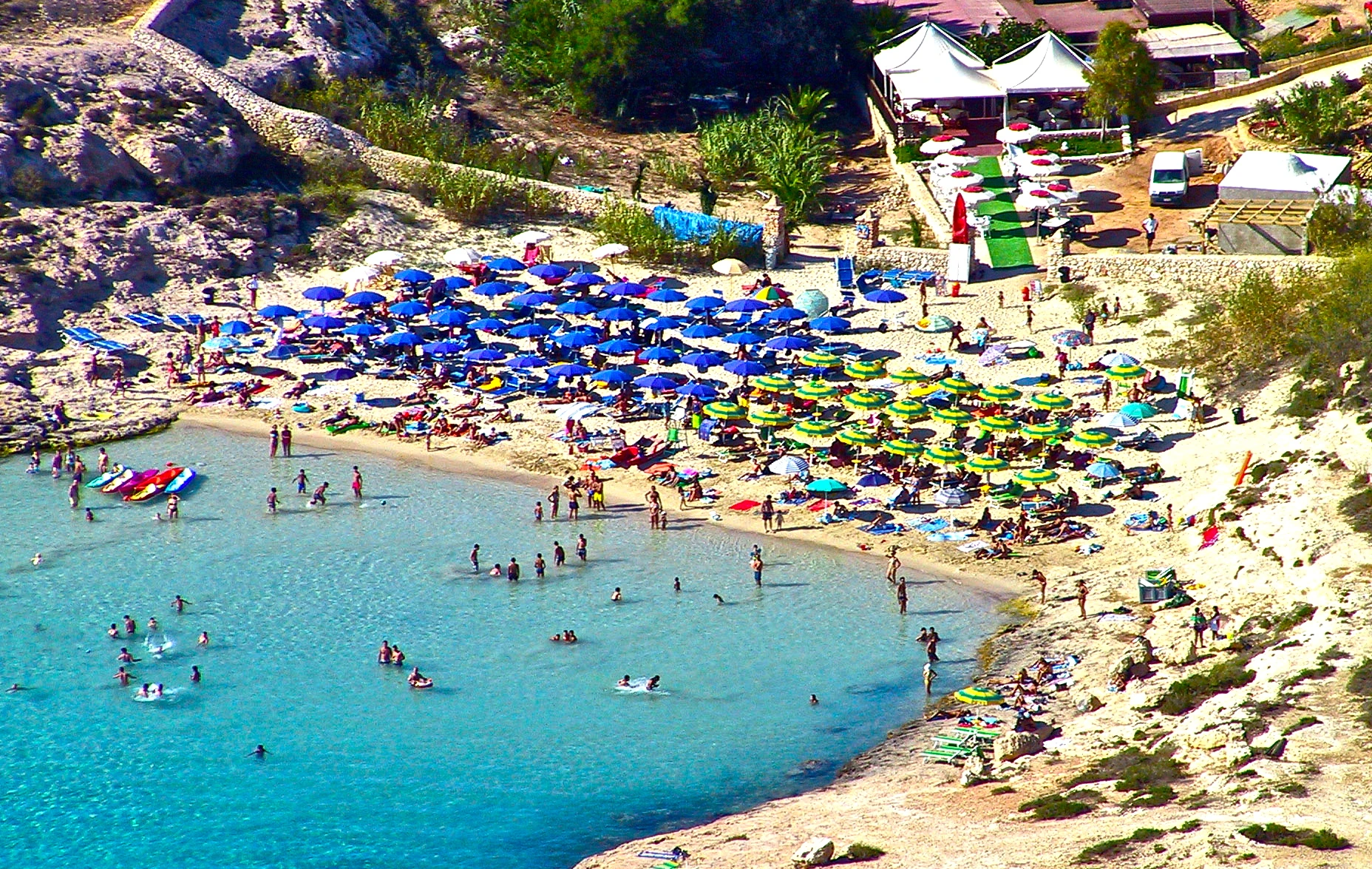 Cala Croce på Lampedusa