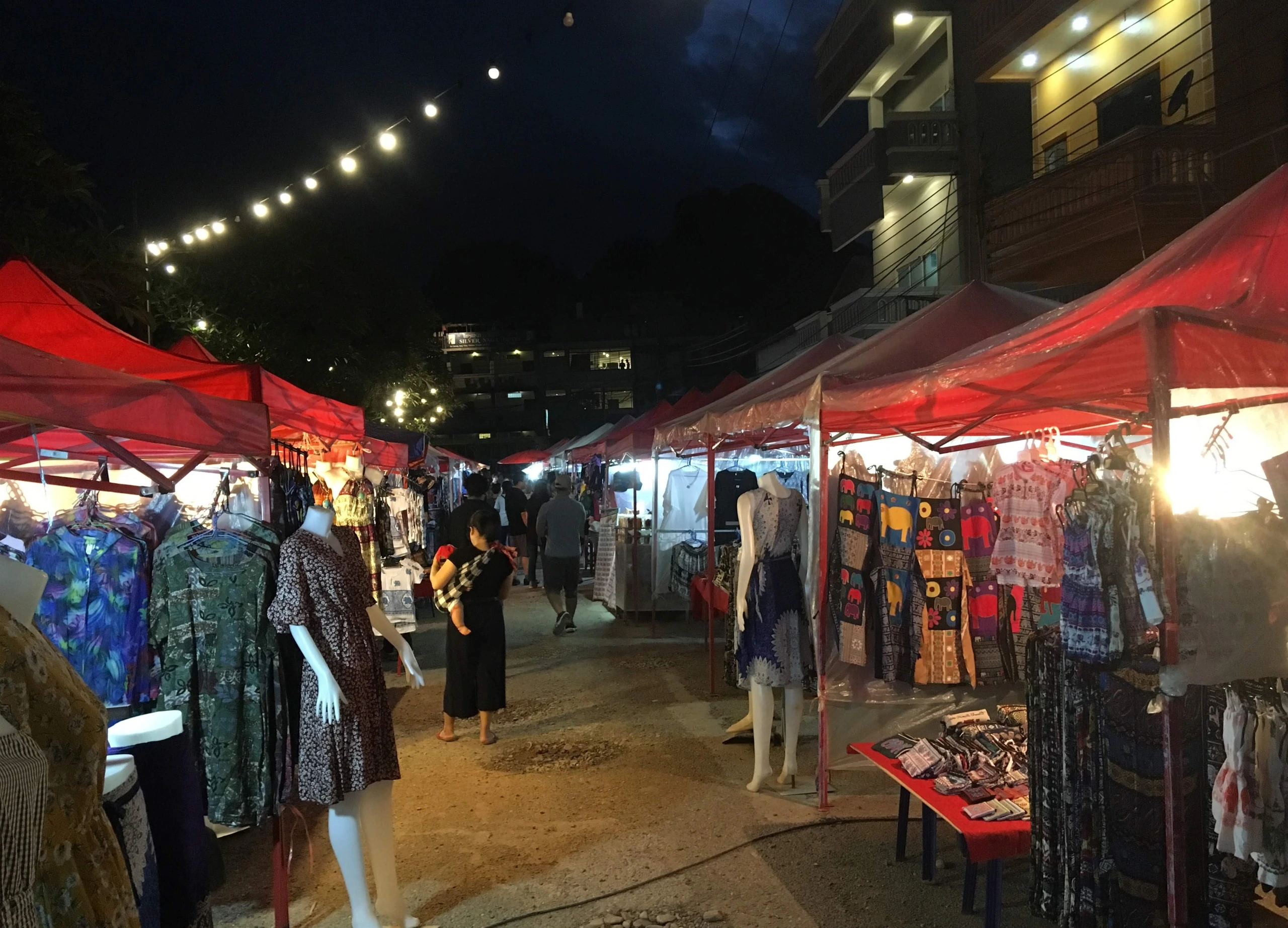 Vang Vieng Walking Street, Laos