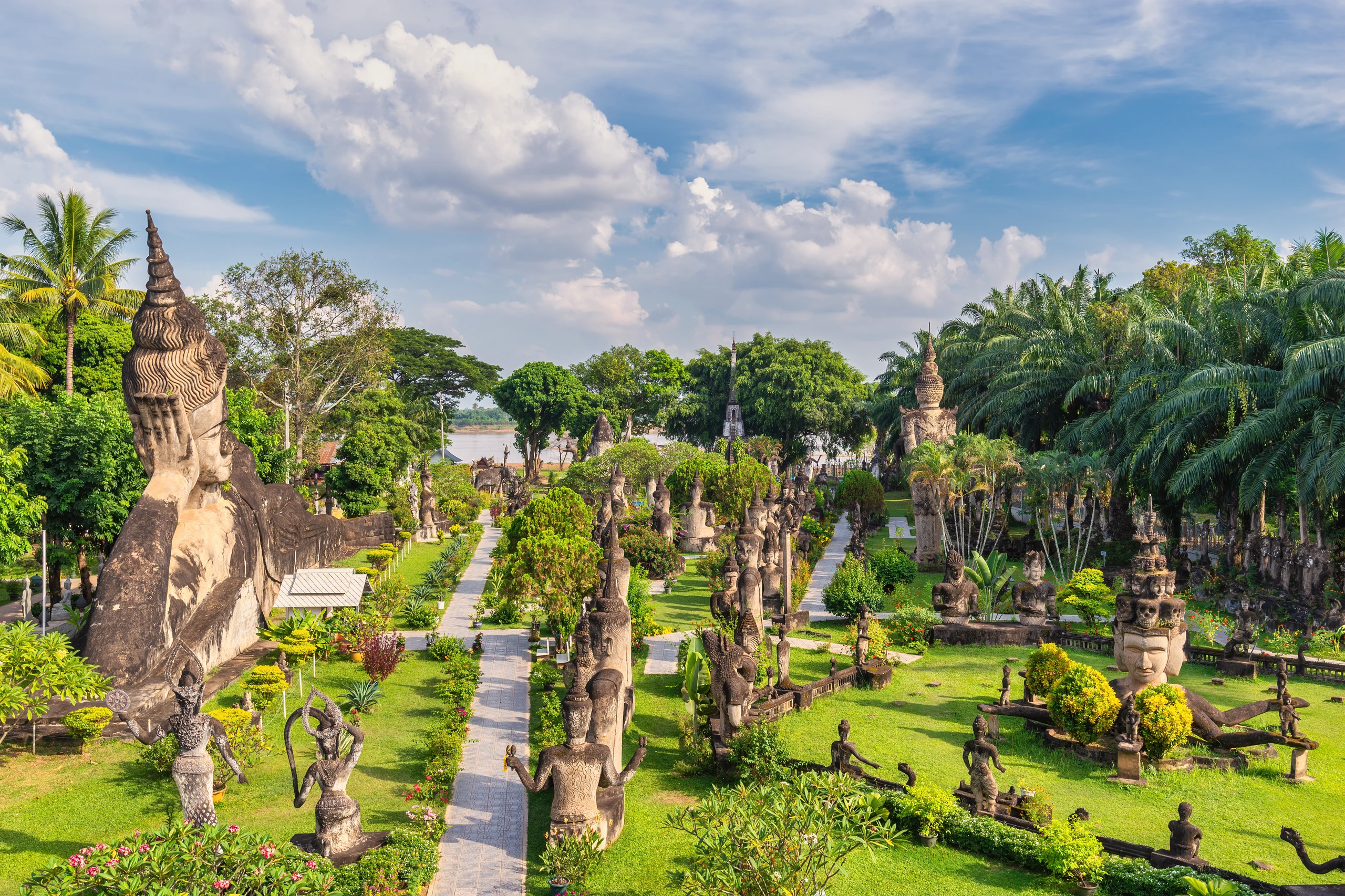Buddha Park Xieng Khuan i Vientiane, Laos