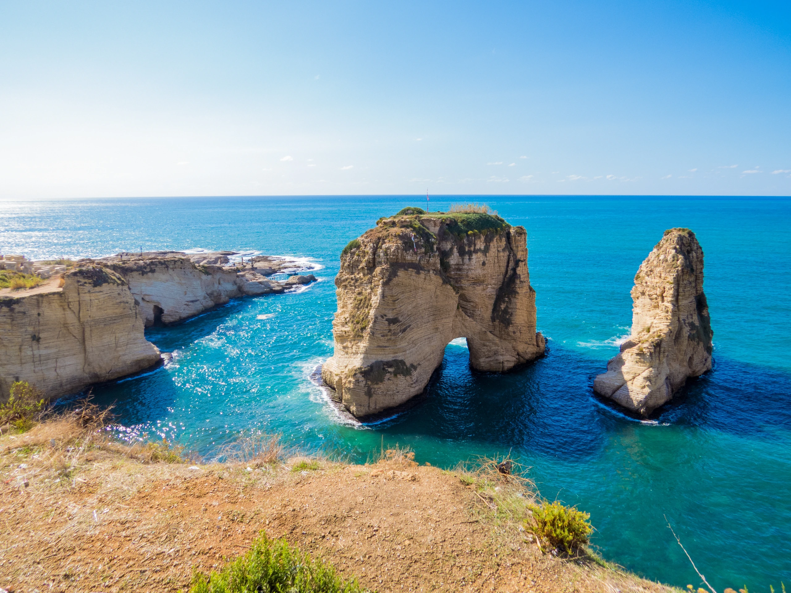 Raouche, duvor Rock i Beirut, Libanon