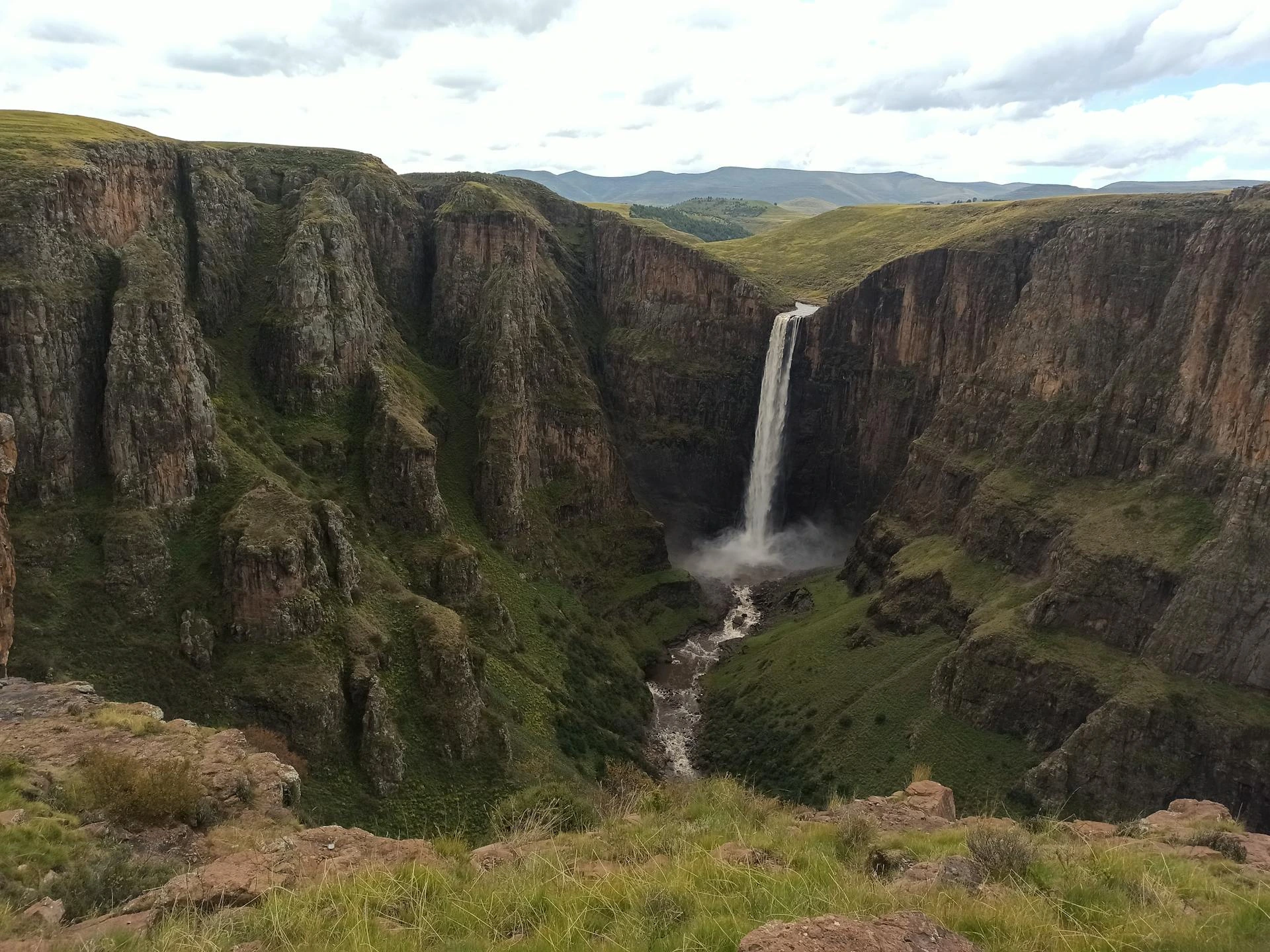 Maletsunyane Falls i Lesotho