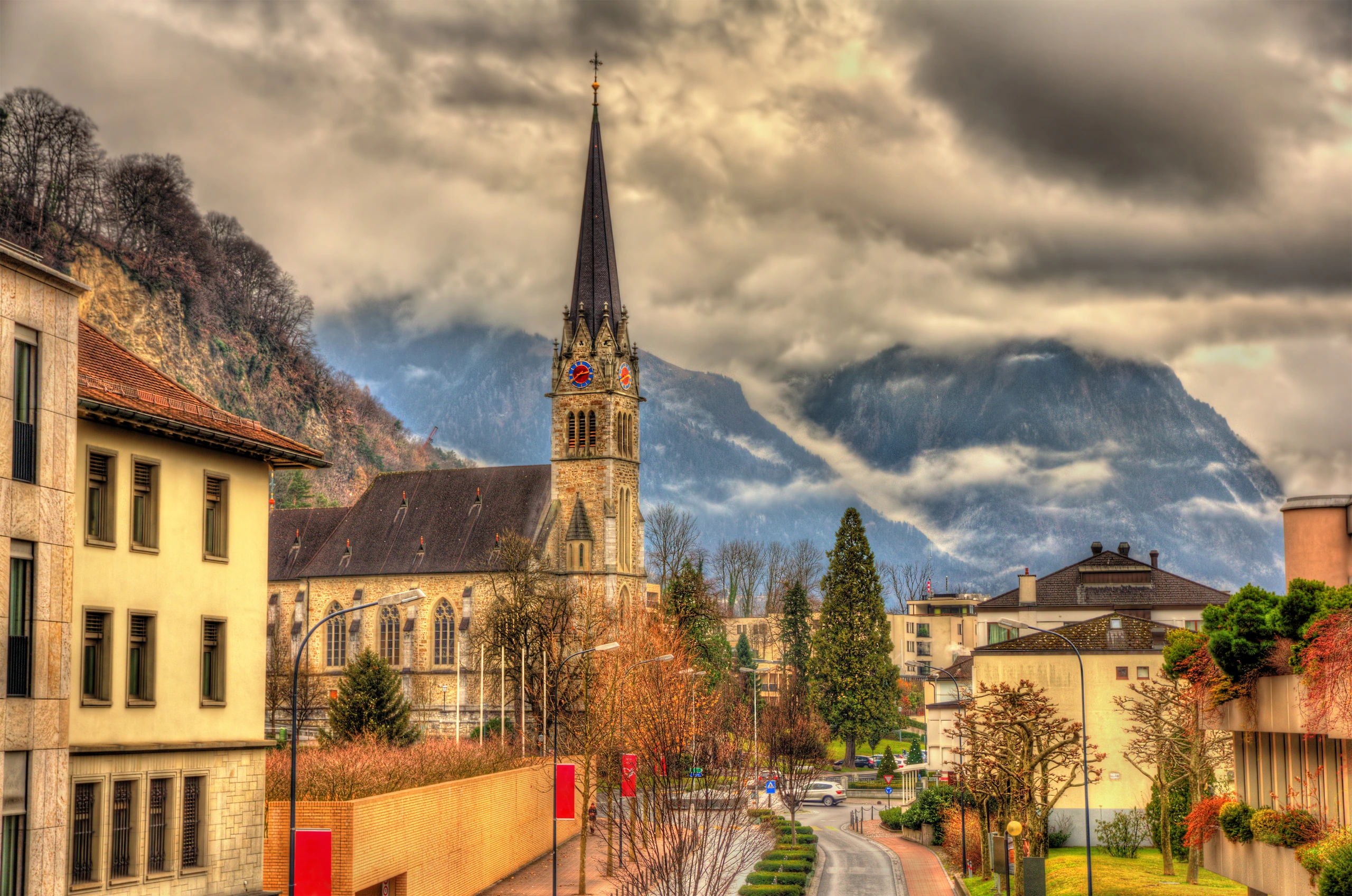 Katedralen St. Florin i Vaduz, Liechtenstein
