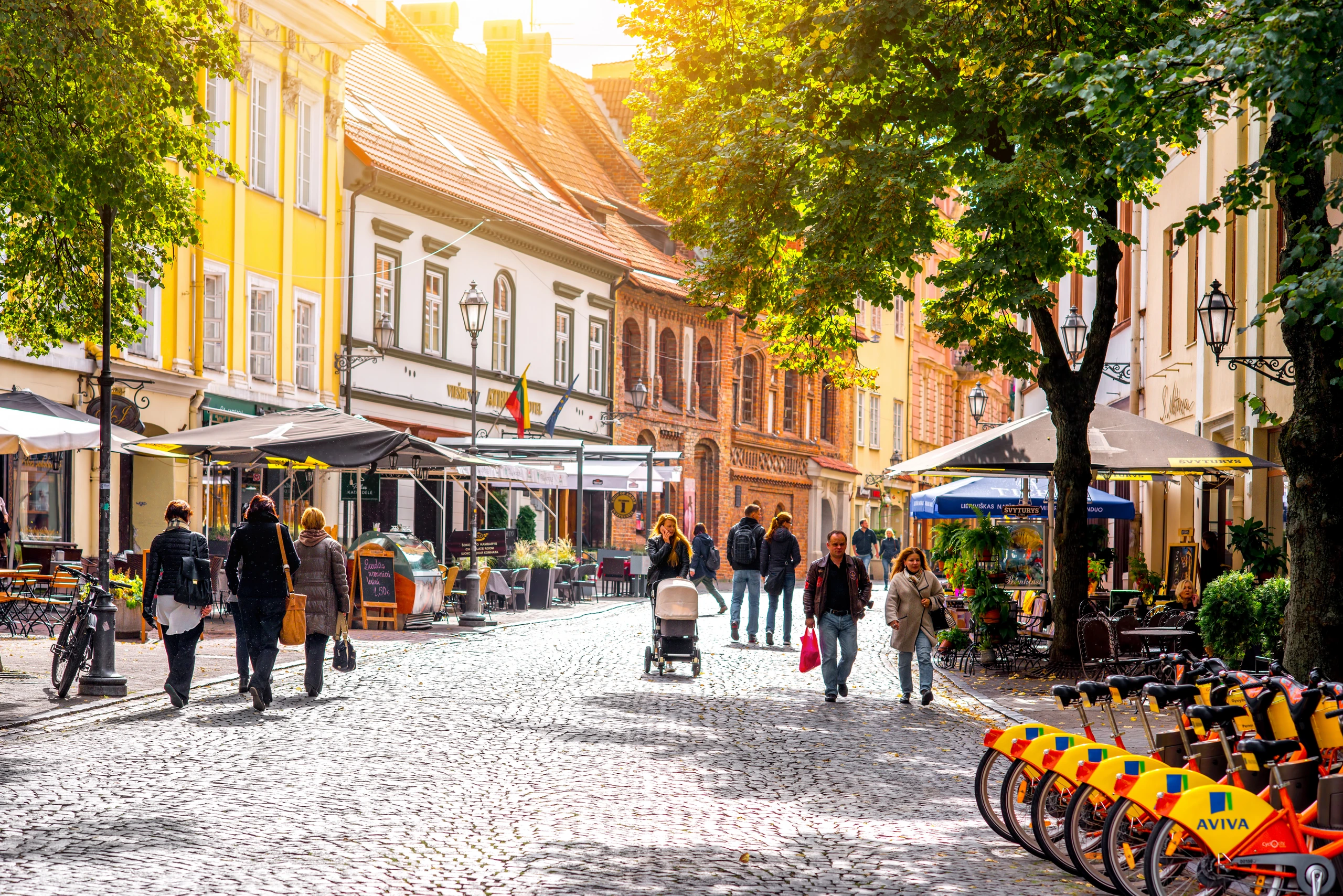 Gatuvy i Vilnius, Litauen