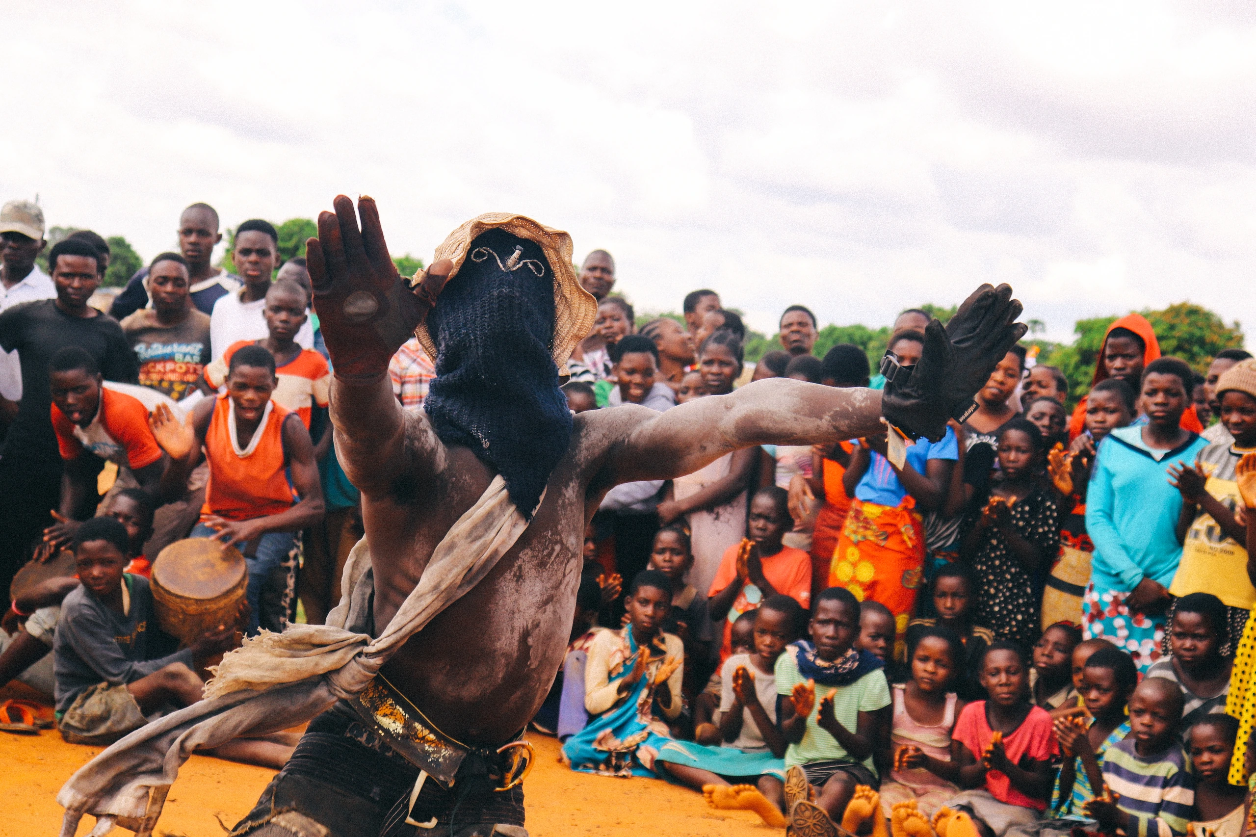 Traditionell malawiansk dansare, Malawi