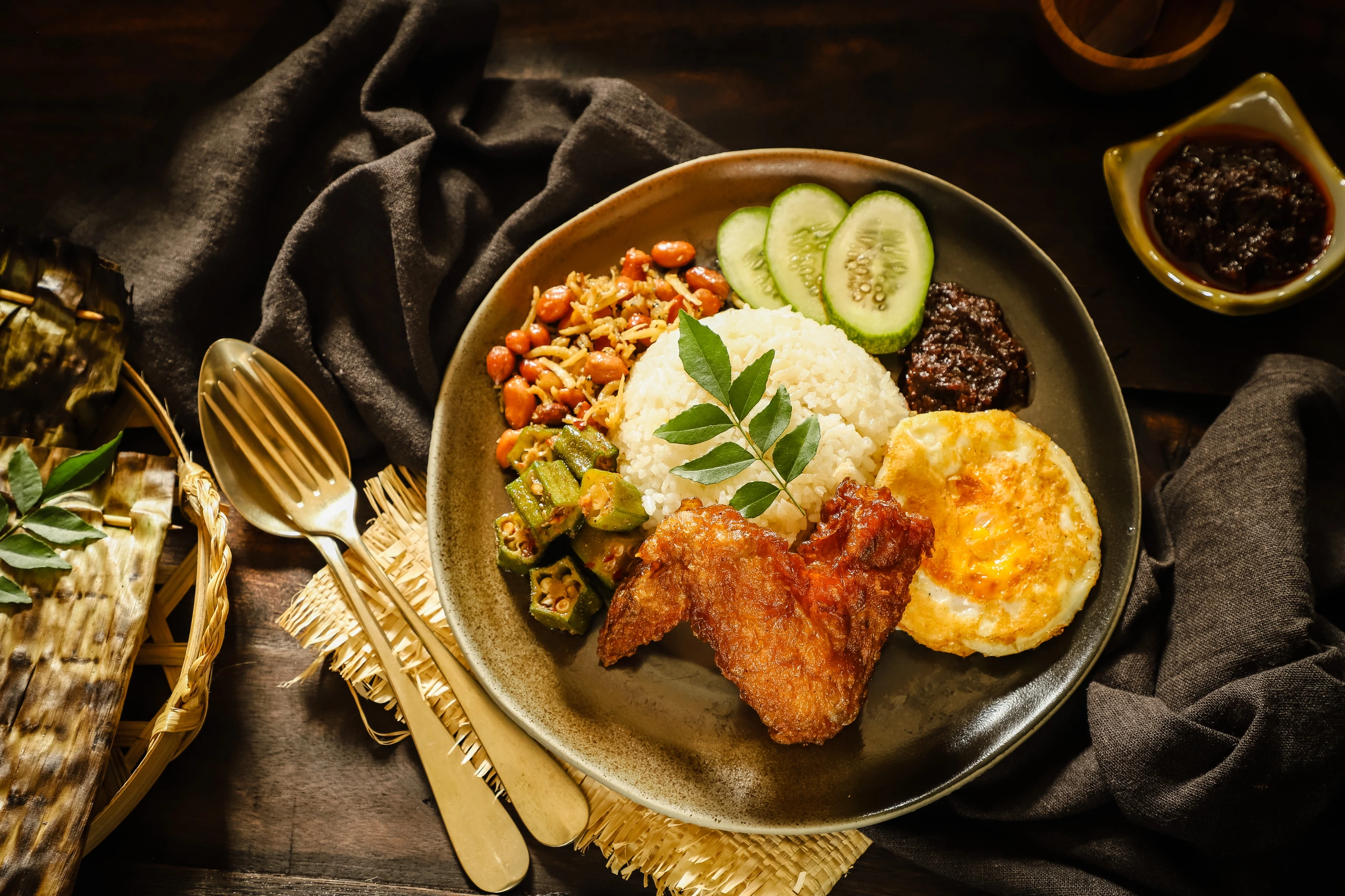 Nasi Lemak, malajisk risrätt, Malaysia
