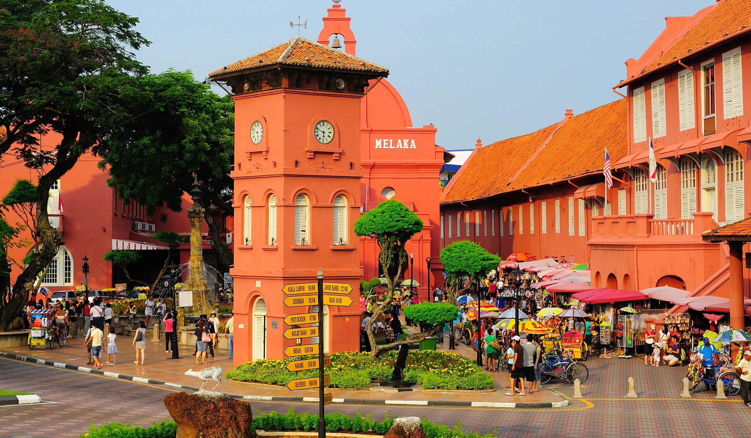 Stadthuys i Malacca, Malaysia