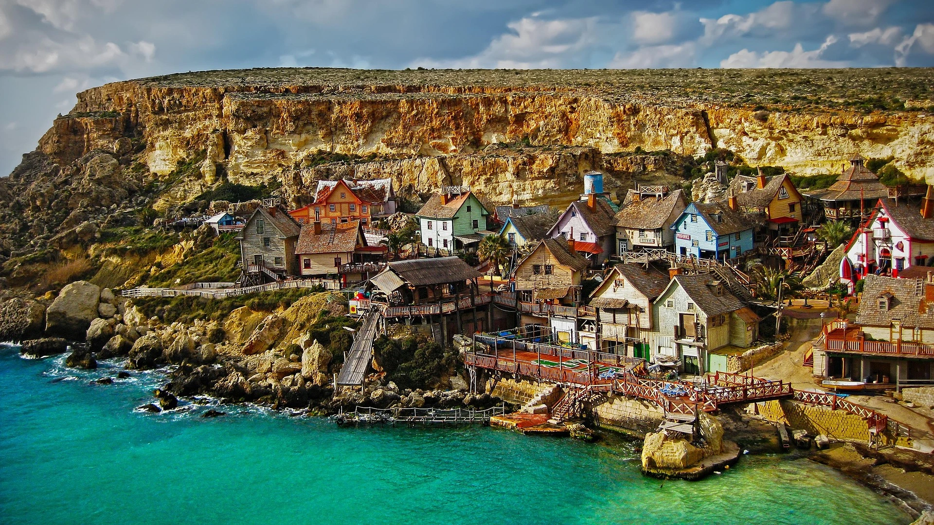 Popeye Village på Malta