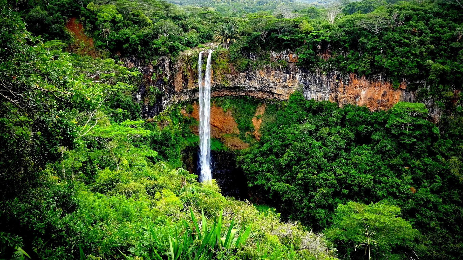 Vattenfall i Chamarel, Mauritius