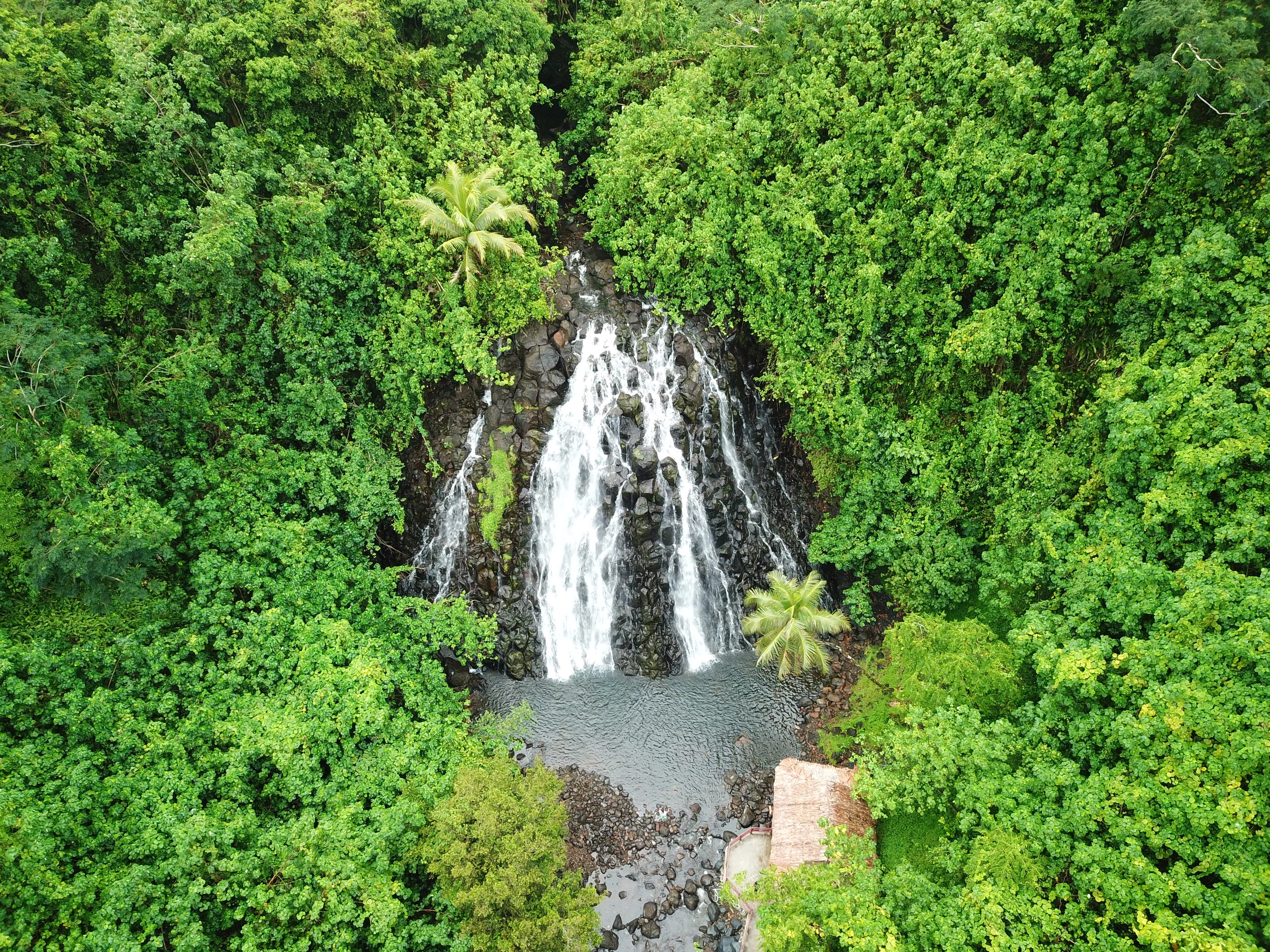 Kepirohi vattenfall i Pohnpei, Mikronesiens federerade stater