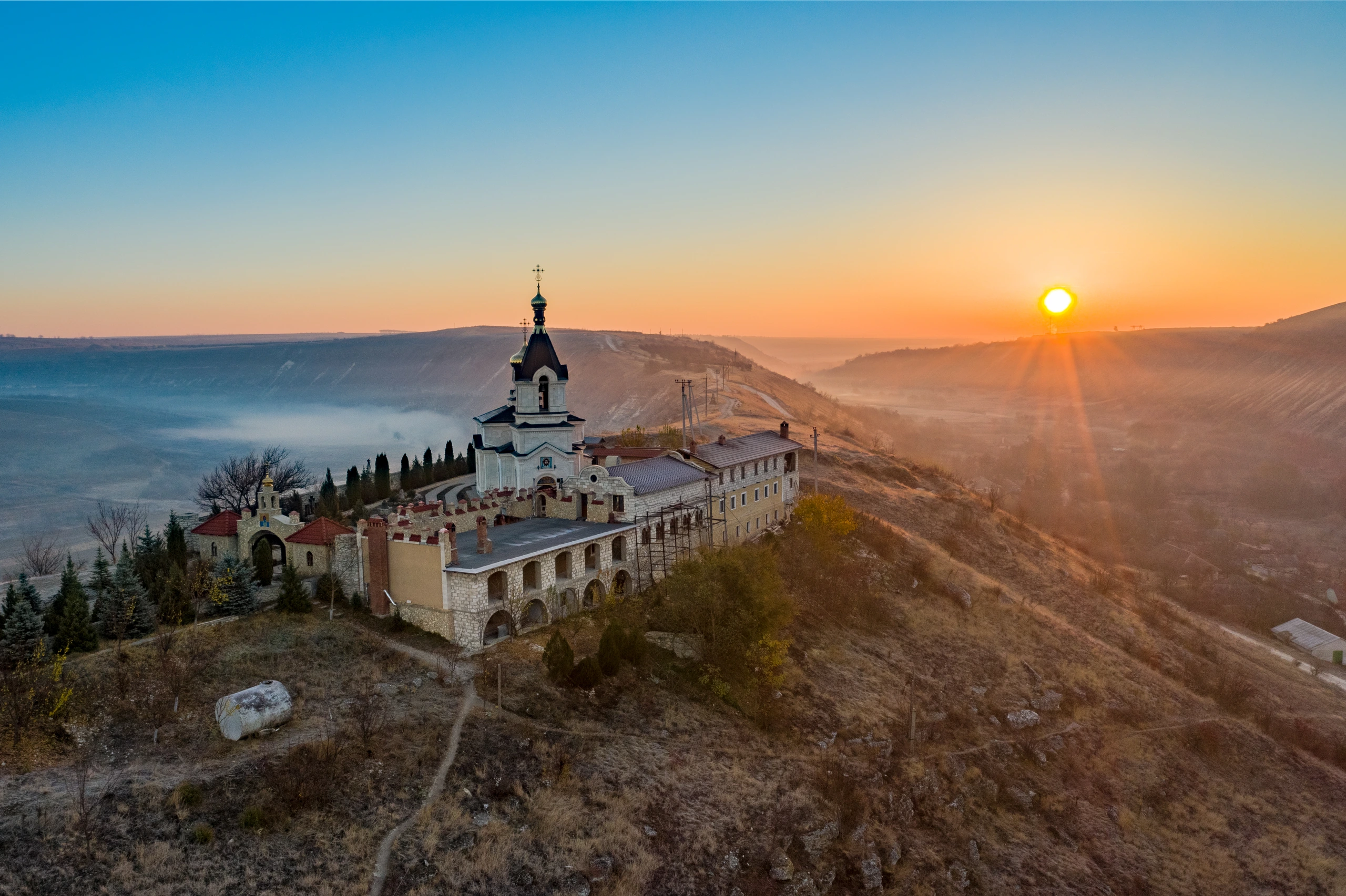 Gamla Orhei kloster i Moldavien