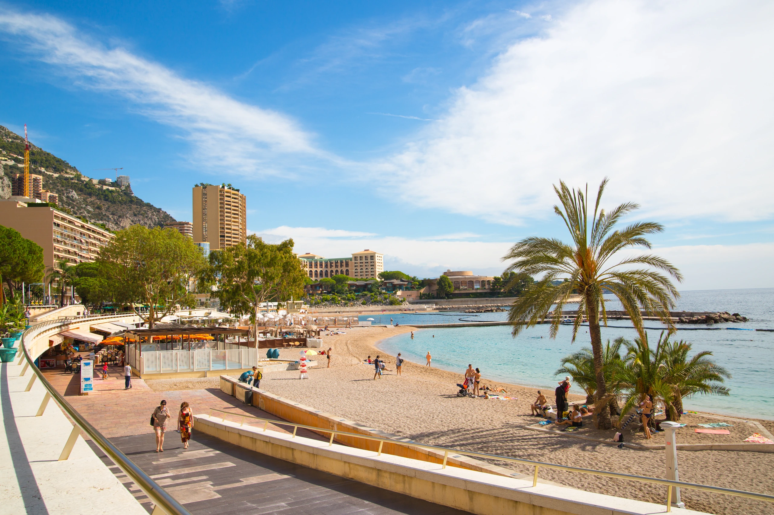 Stranden i Monte-Carlo, Monaco