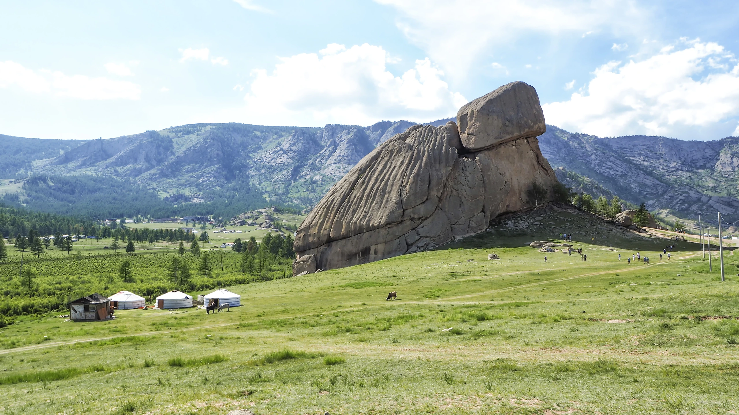 Turtle Rock i Gorkhi Terelj nationalpark, Mongoliet