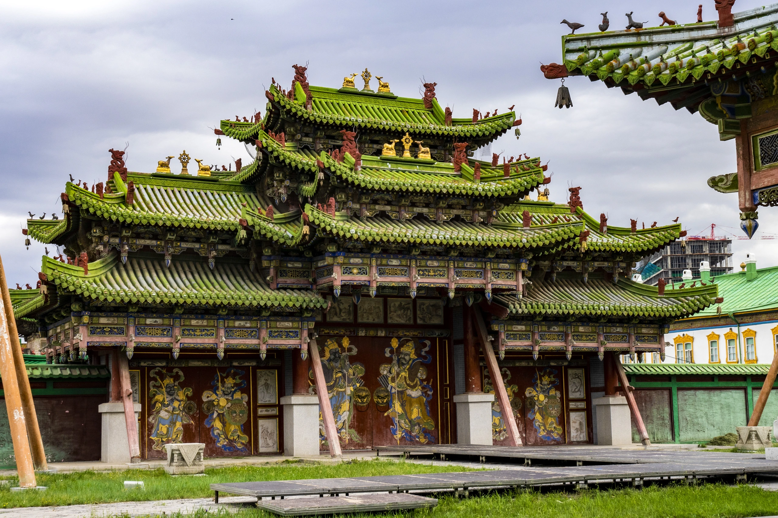 Tempel i Ulan Bator, Mongoliet