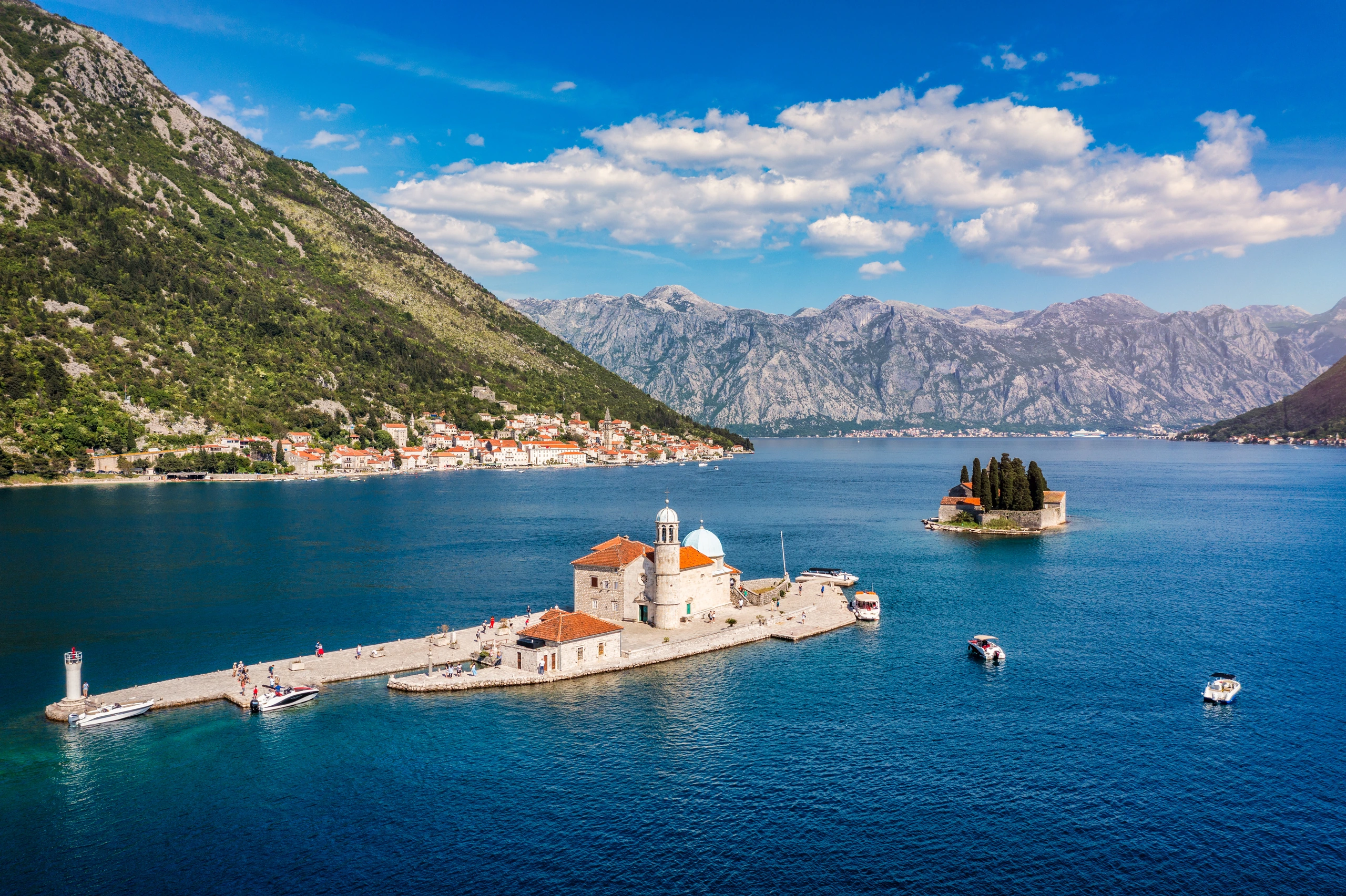 Church of Our Lady of the Rocks i Perast, Montenegro