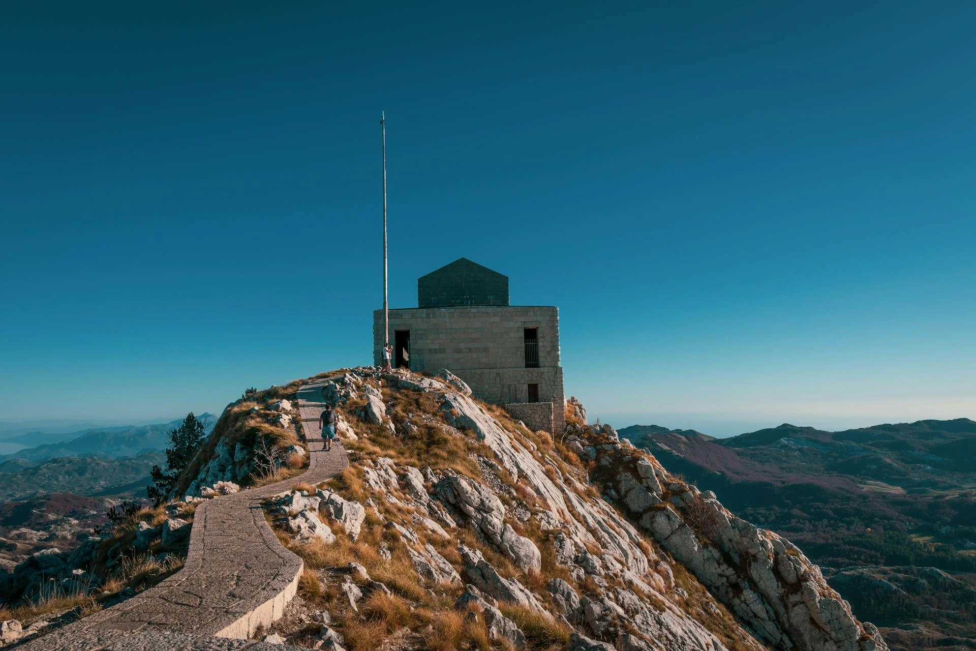 Mausoleet Negjos på Lovćenberget, Montenegro